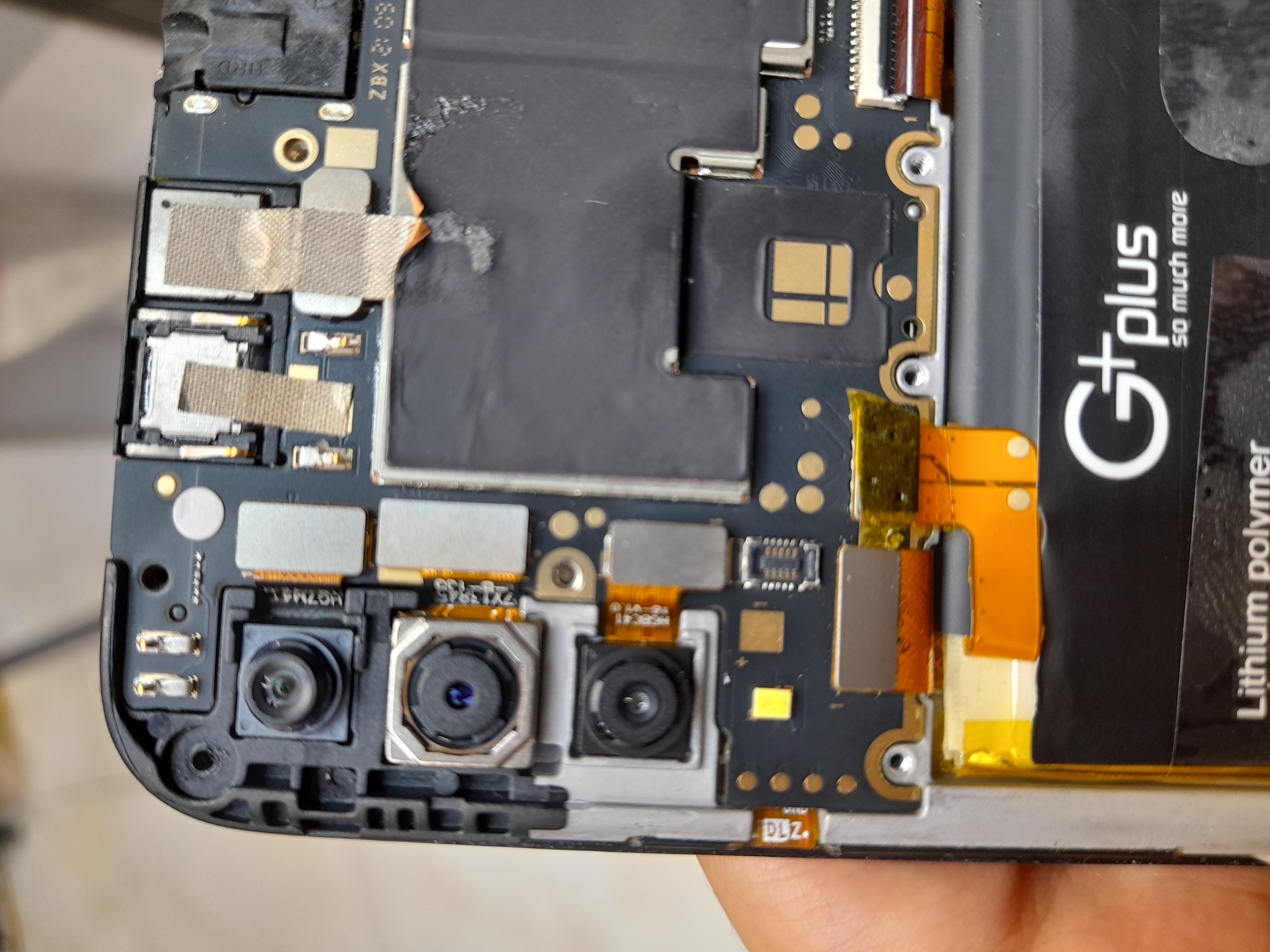 پک دوربین عقب p10 plus