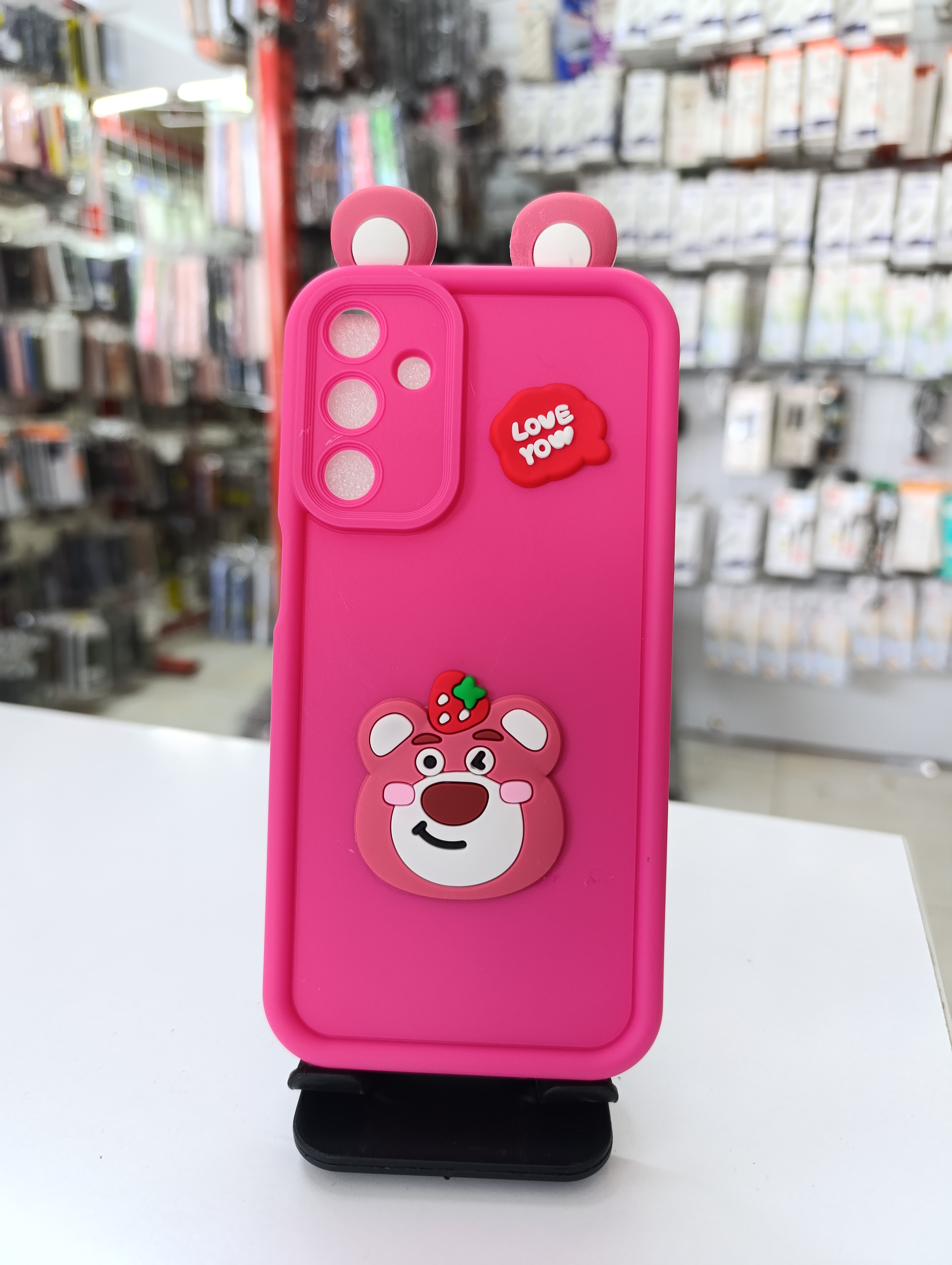 قاب سولید عروسکی فانتزی صورتیSamsung A15