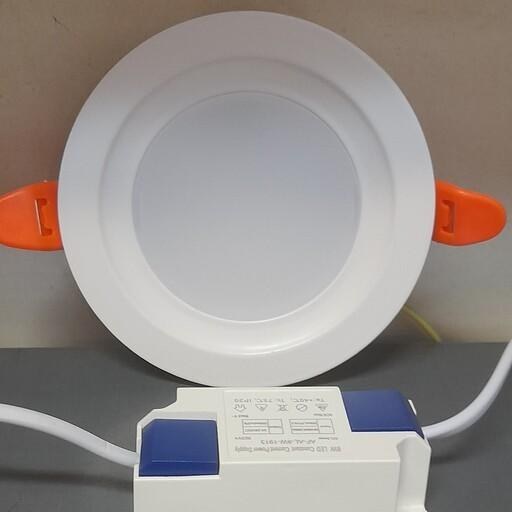 پنل بک لایت 8 وات مهتابی افراتاب