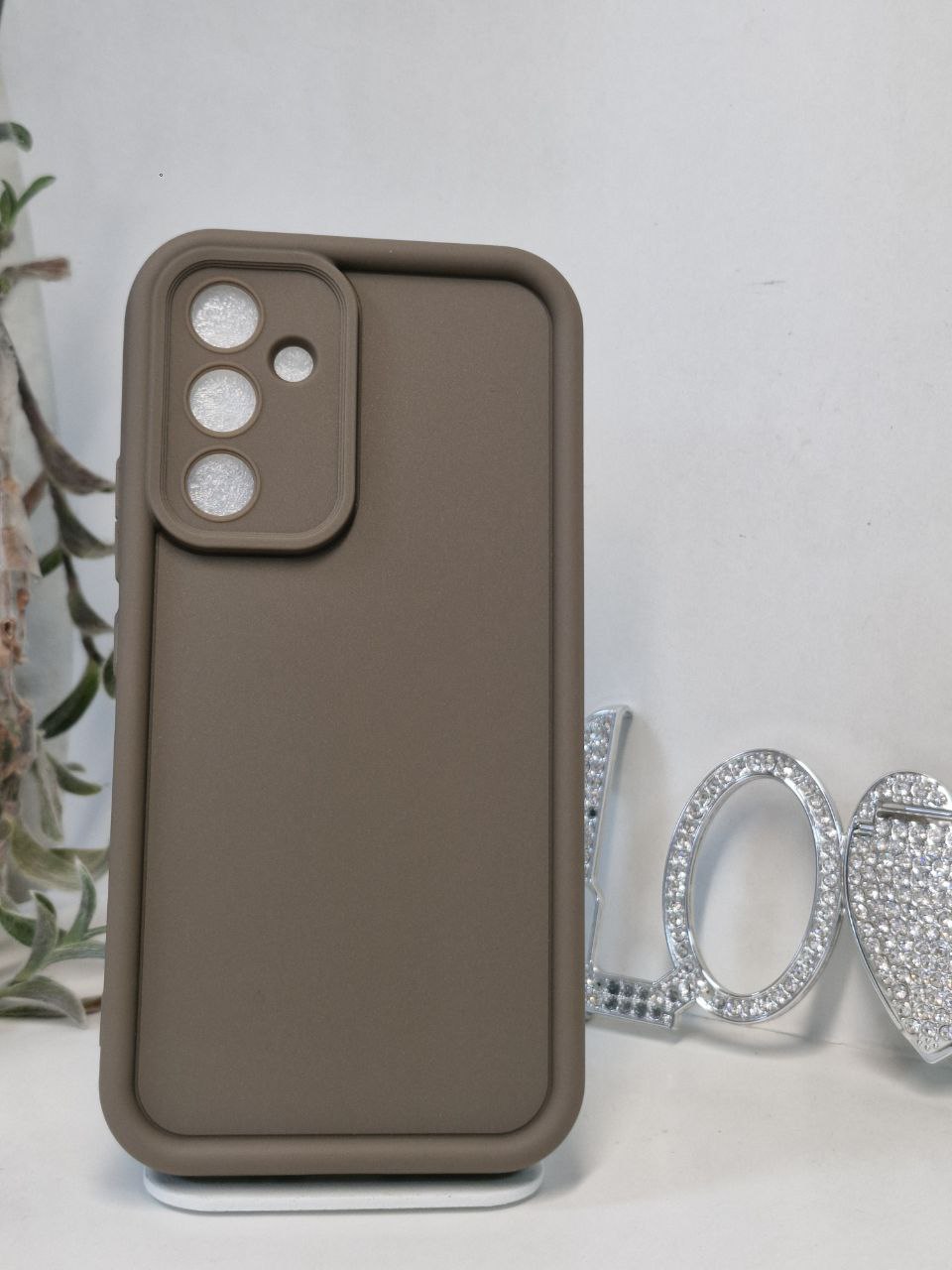 قاب سولید محافظ لنزدار قهوه ای سامسونگ مدل A54