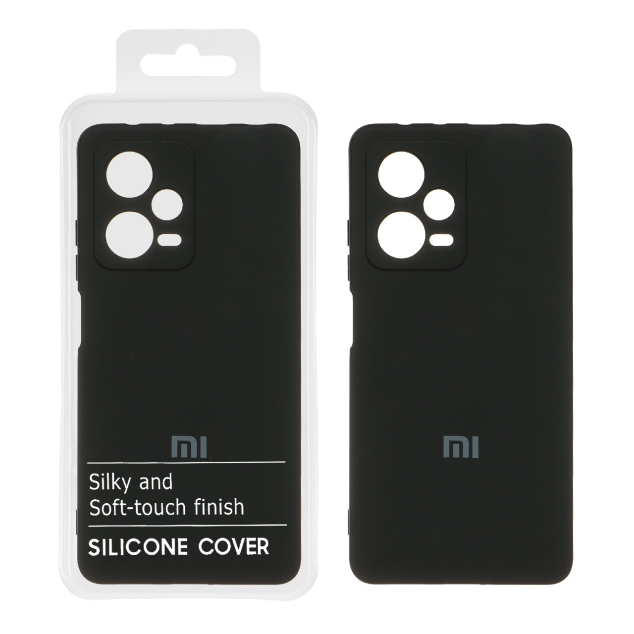 قاب سیلیکونی HighCopy مدل Xiaomi Redmi Note 12 Pro 5G - مشکی (پک دار)