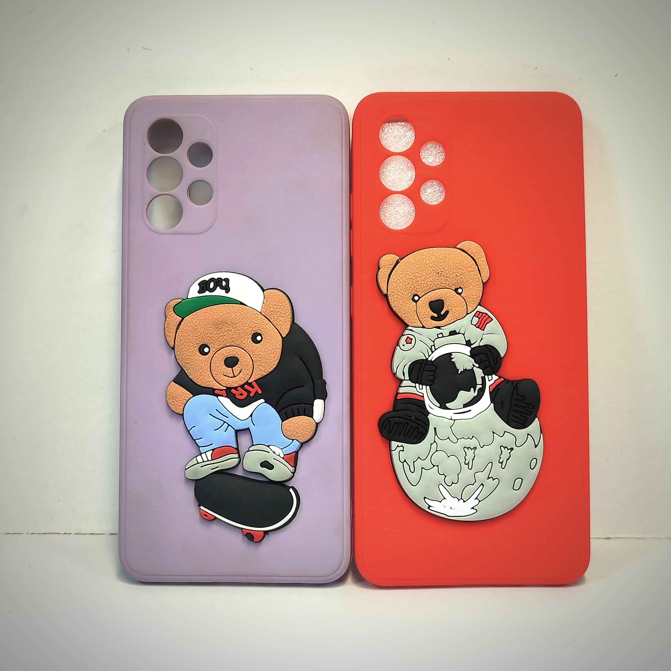 قاب سیلیکون samsung A32 4G مدل خرسی