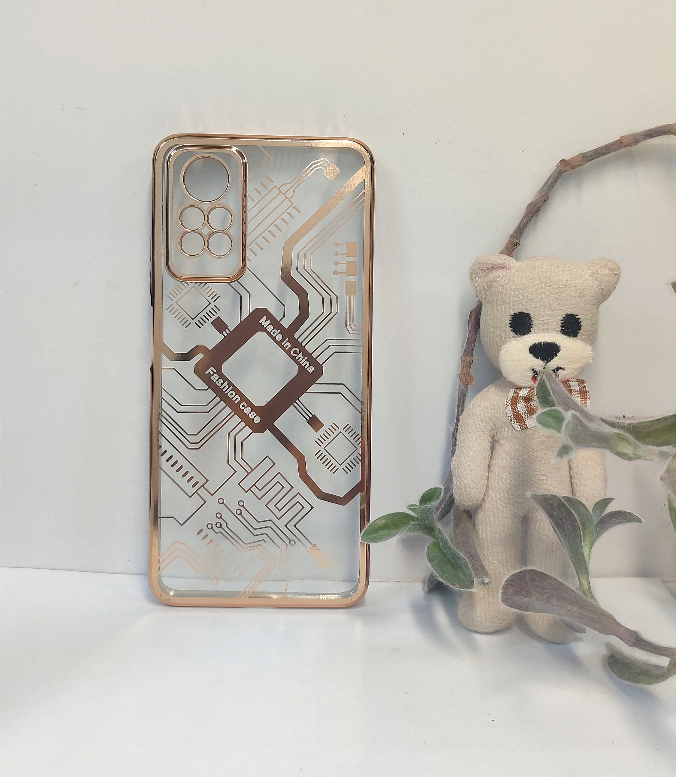 قاب شیائومی طرح  الکتریک IC طلایی Note ۱۲ pro ۴G