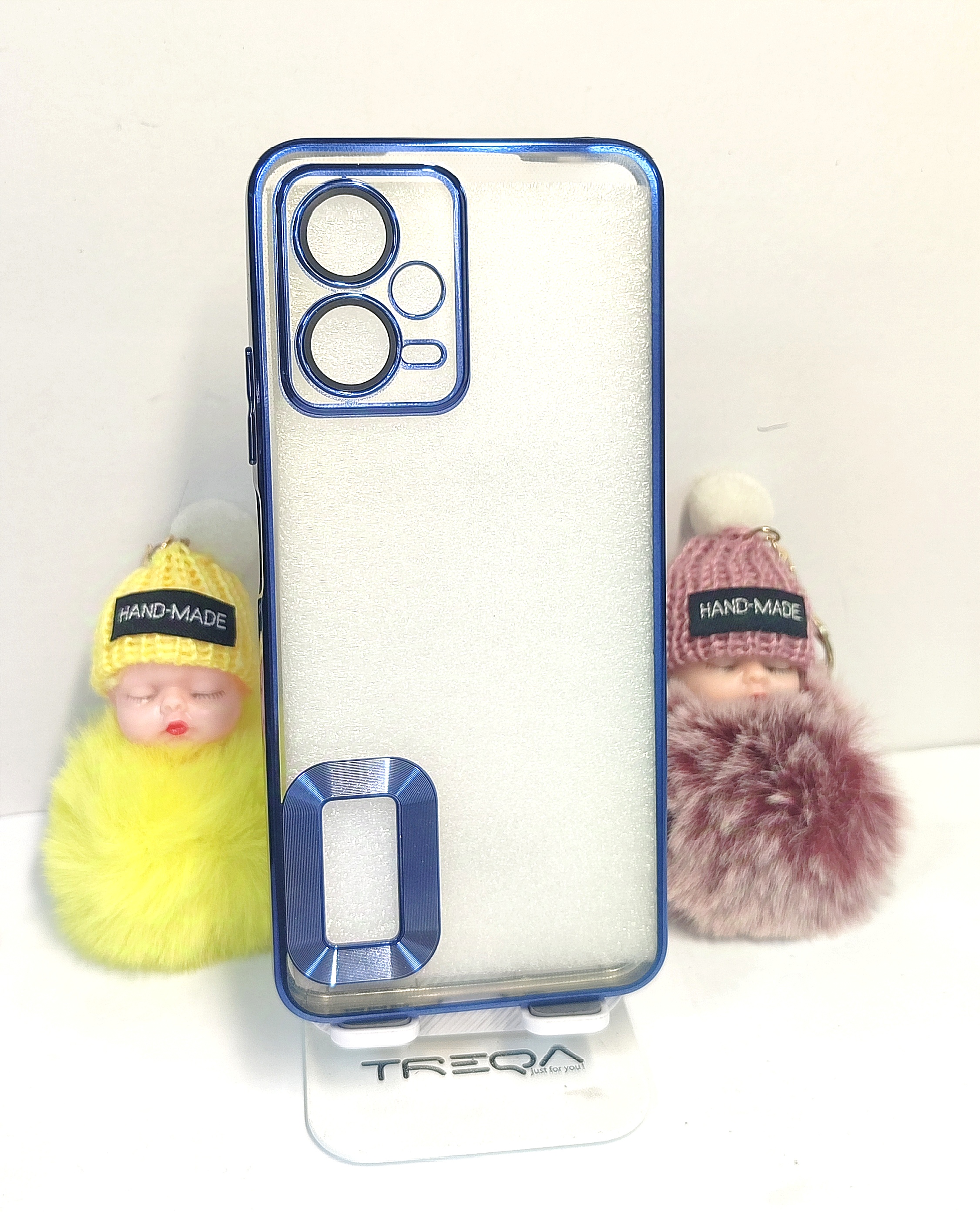 قاب محاظ لنزدار شیائومی شفاف دور آبی  خوشرنگ  poco x۵ ۵G