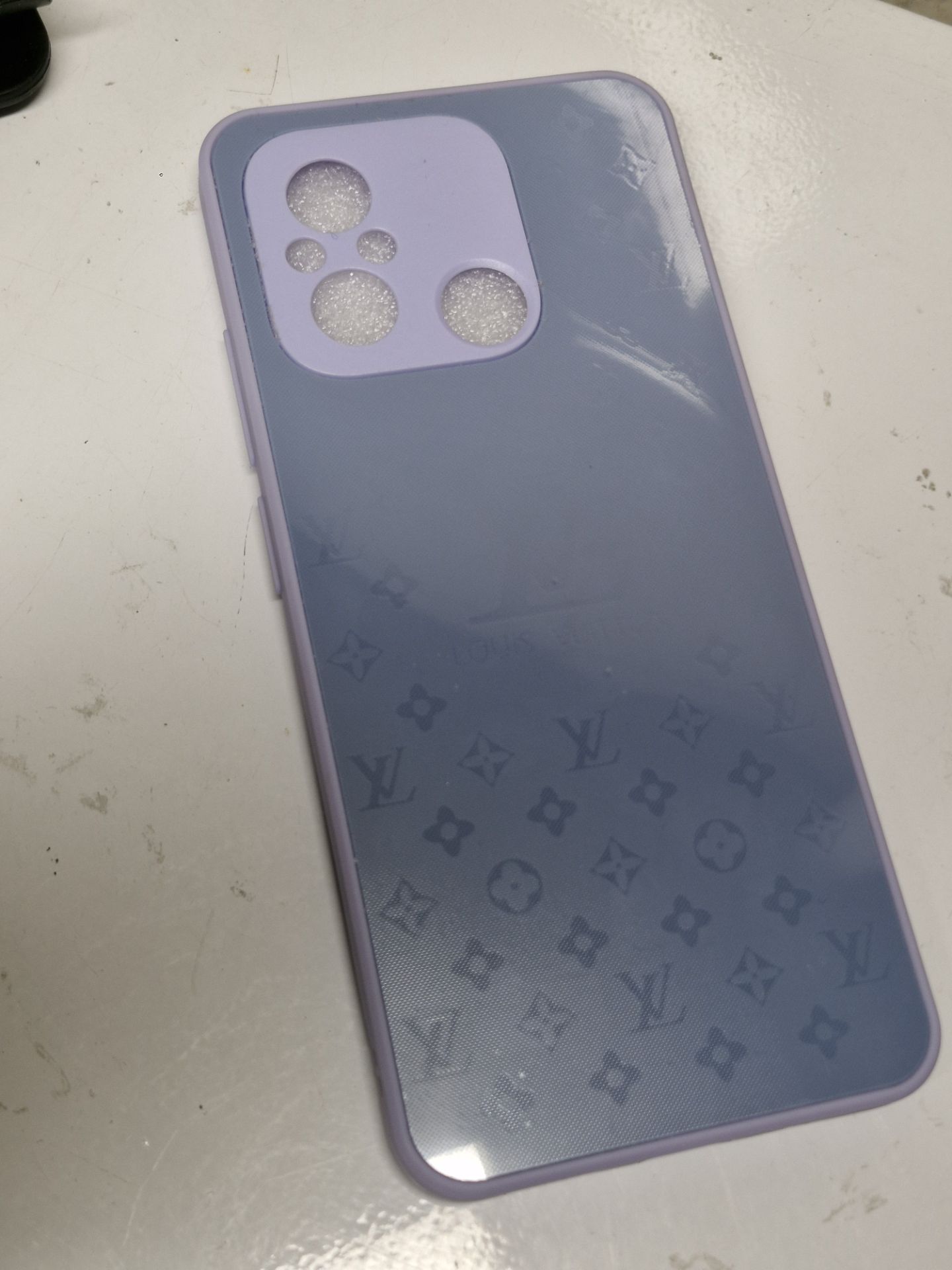 قاب طرح دار آبی xiaomi 12c