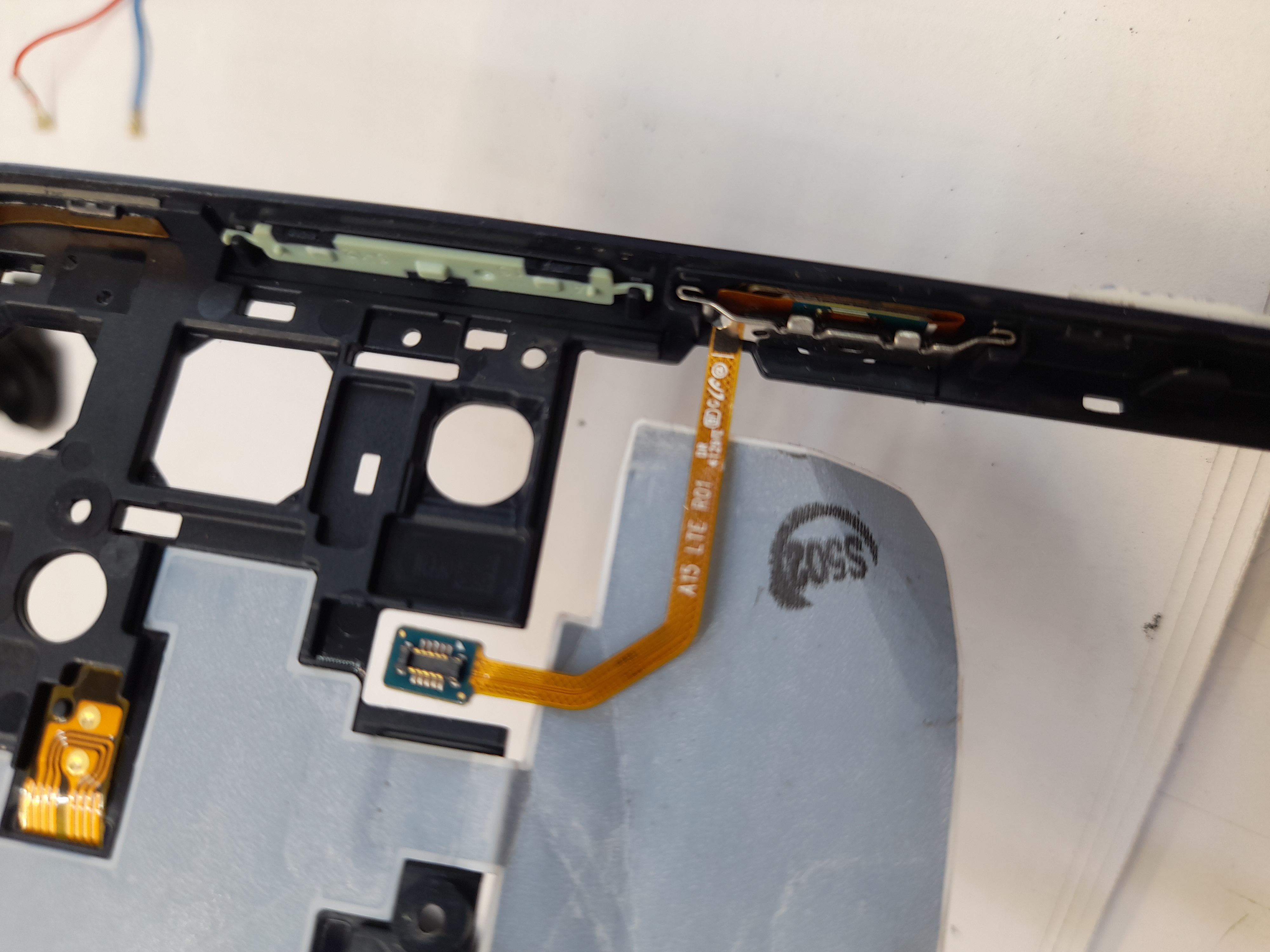 فینگر پرینت و فلت پاور روکار اصلی Samsung galaxy a15