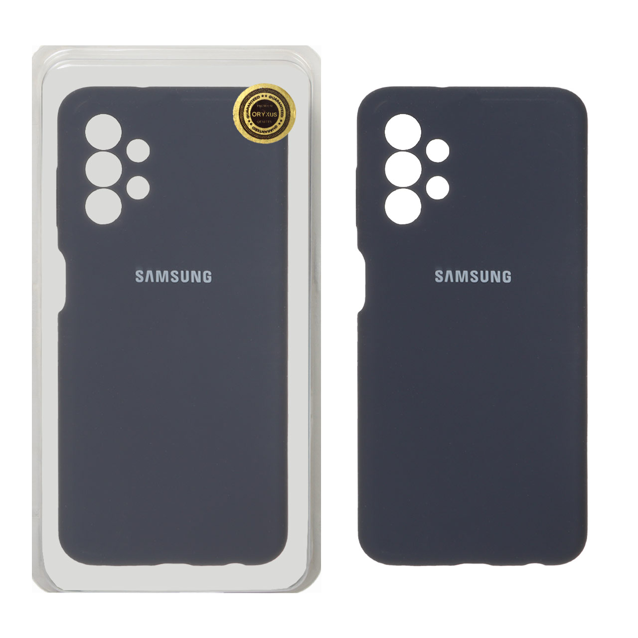 قاب سیلیکونی پاک کنی اورجینال سرمه ای Samsung galaxy  a13 4G