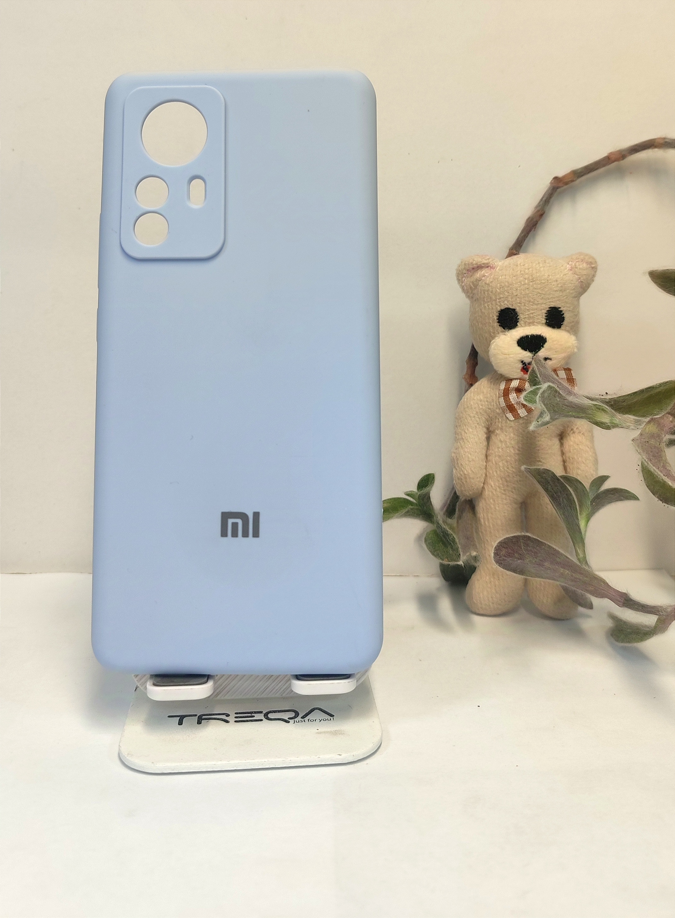 قاب سیلیکونی شیائومی  Note ۱۲ pro  تک رنگ محافظ لنزدار