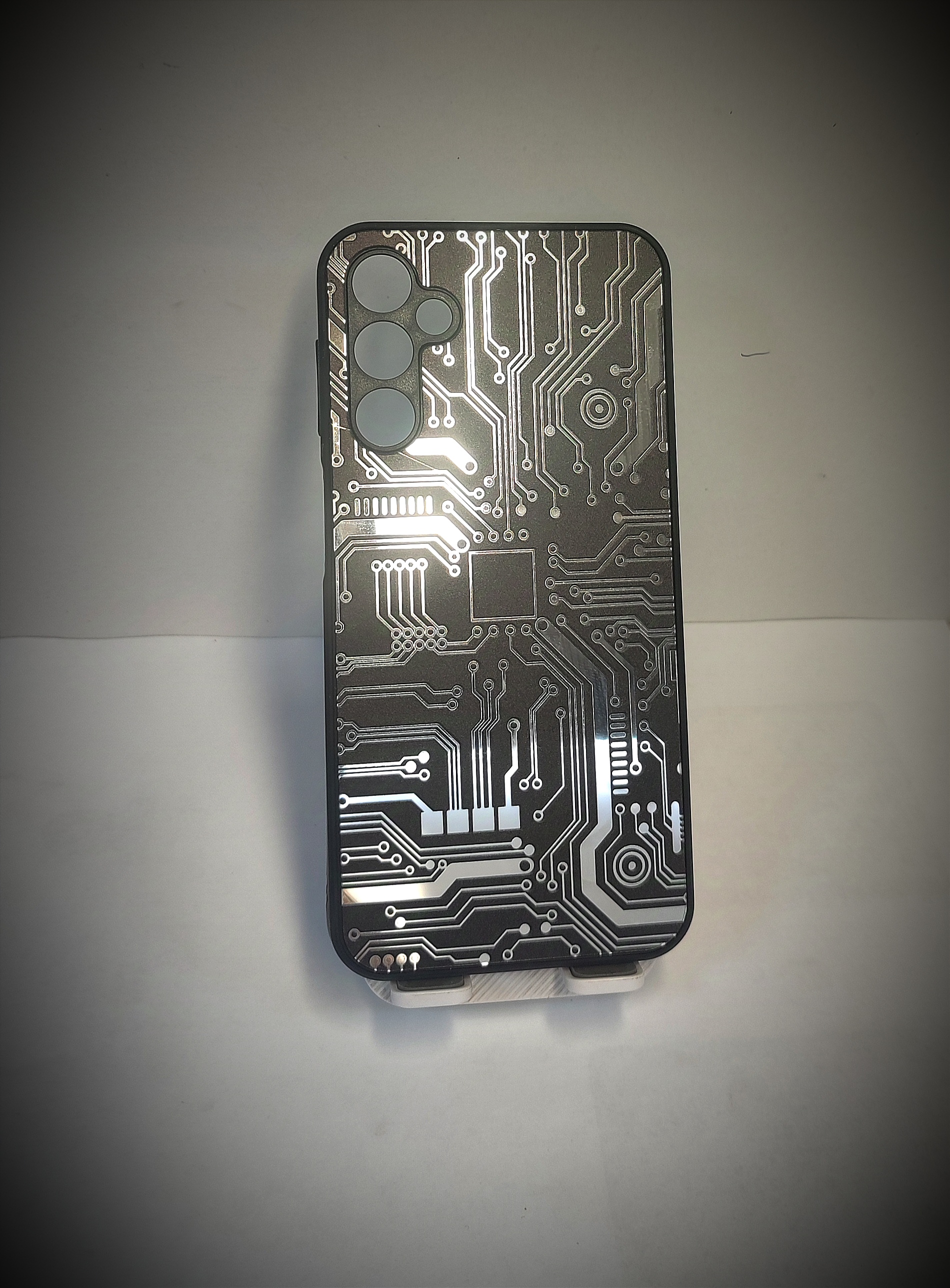 قاب اینه ای طرح الکترونیک  samsung galaxy A24/4G /قاب سامسونگ