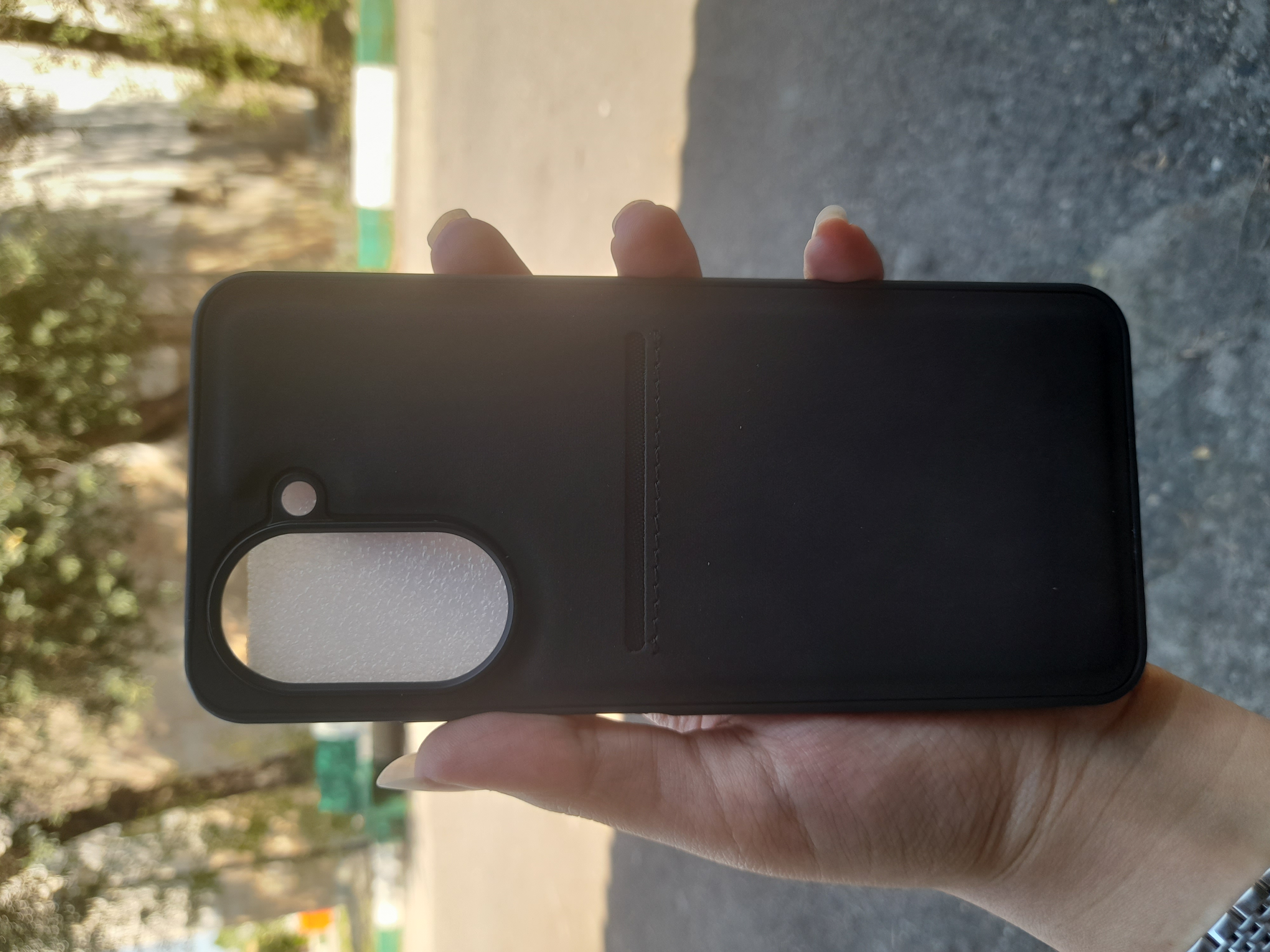 قاب جاکارتی دار مشکی xiaomi a5/c71