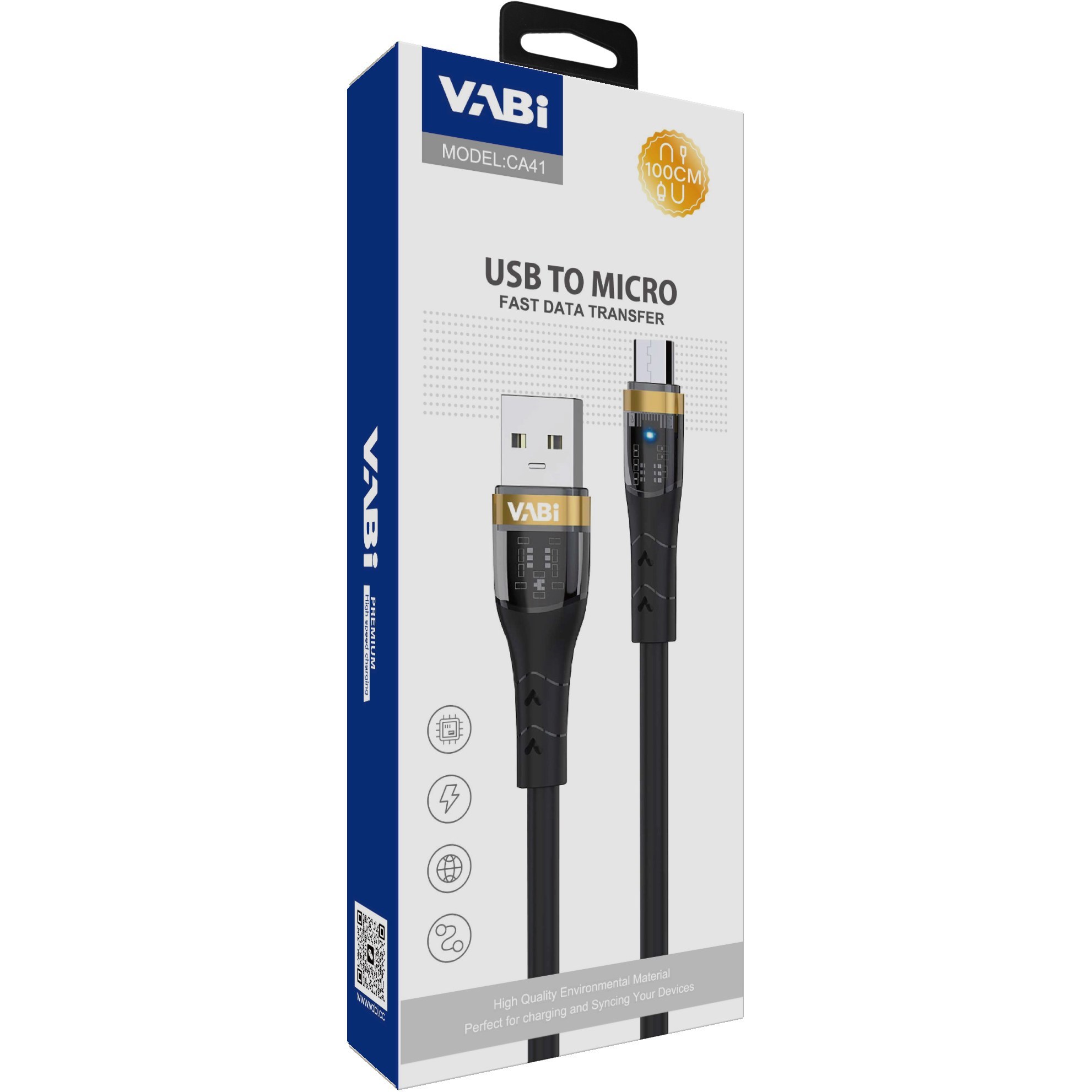 کابل تبدیل USB به Micro-USB وابی مدل CA41