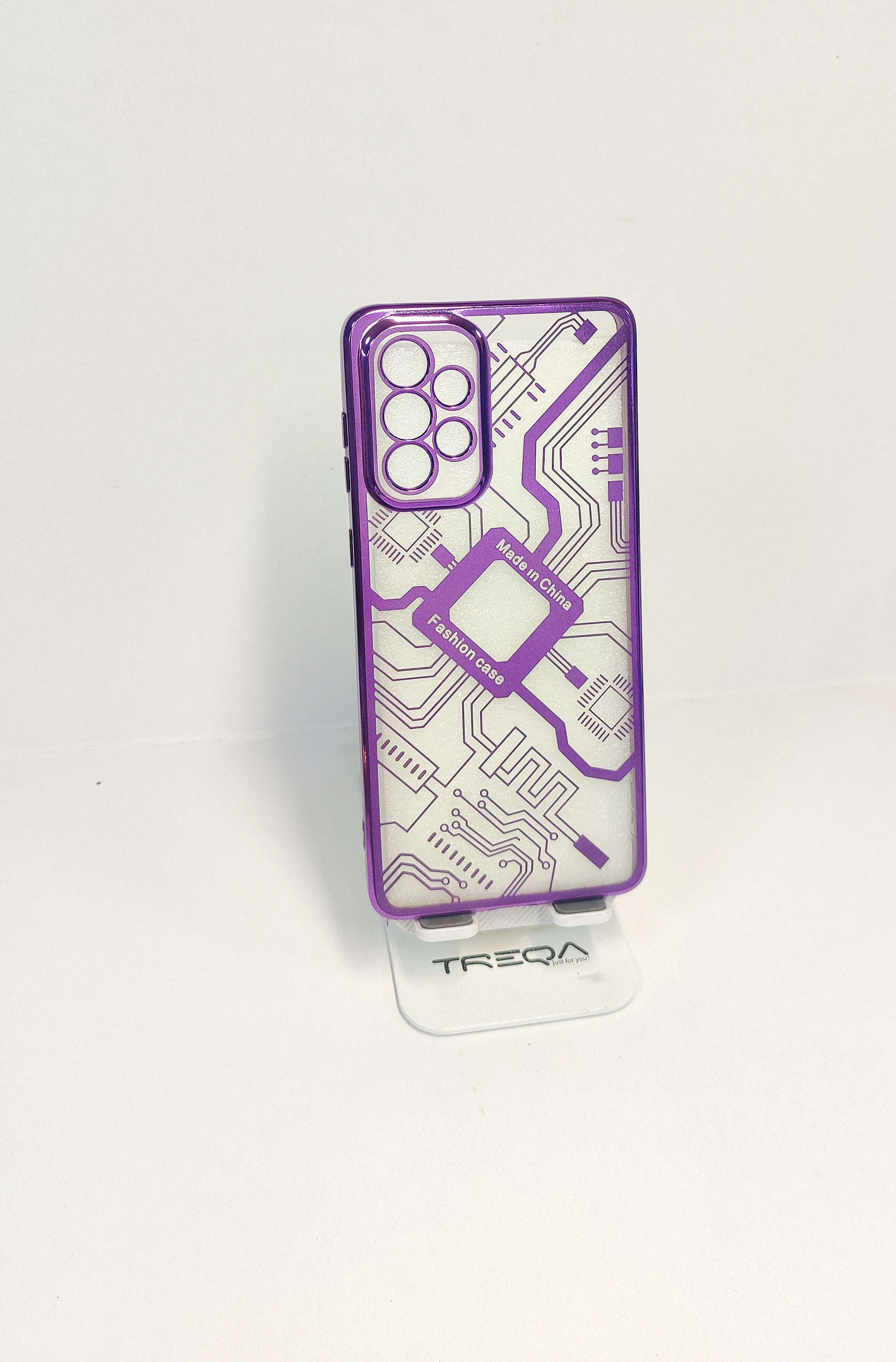 قاب طرح الکتریکی سامسونگ A۷۳.بنفش