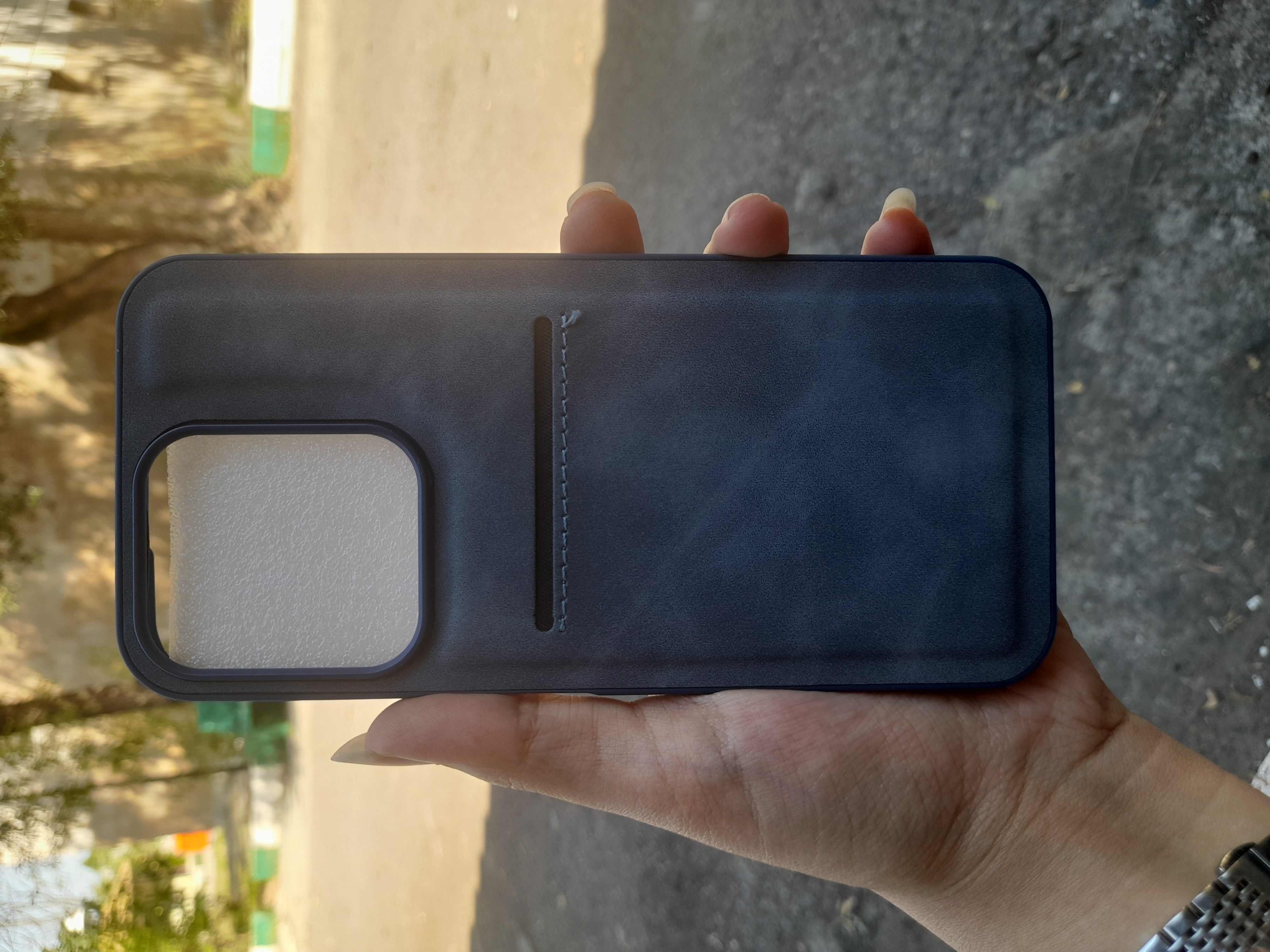 قاب سرمه ای جاکارتی دار xiaomi 15c /c85