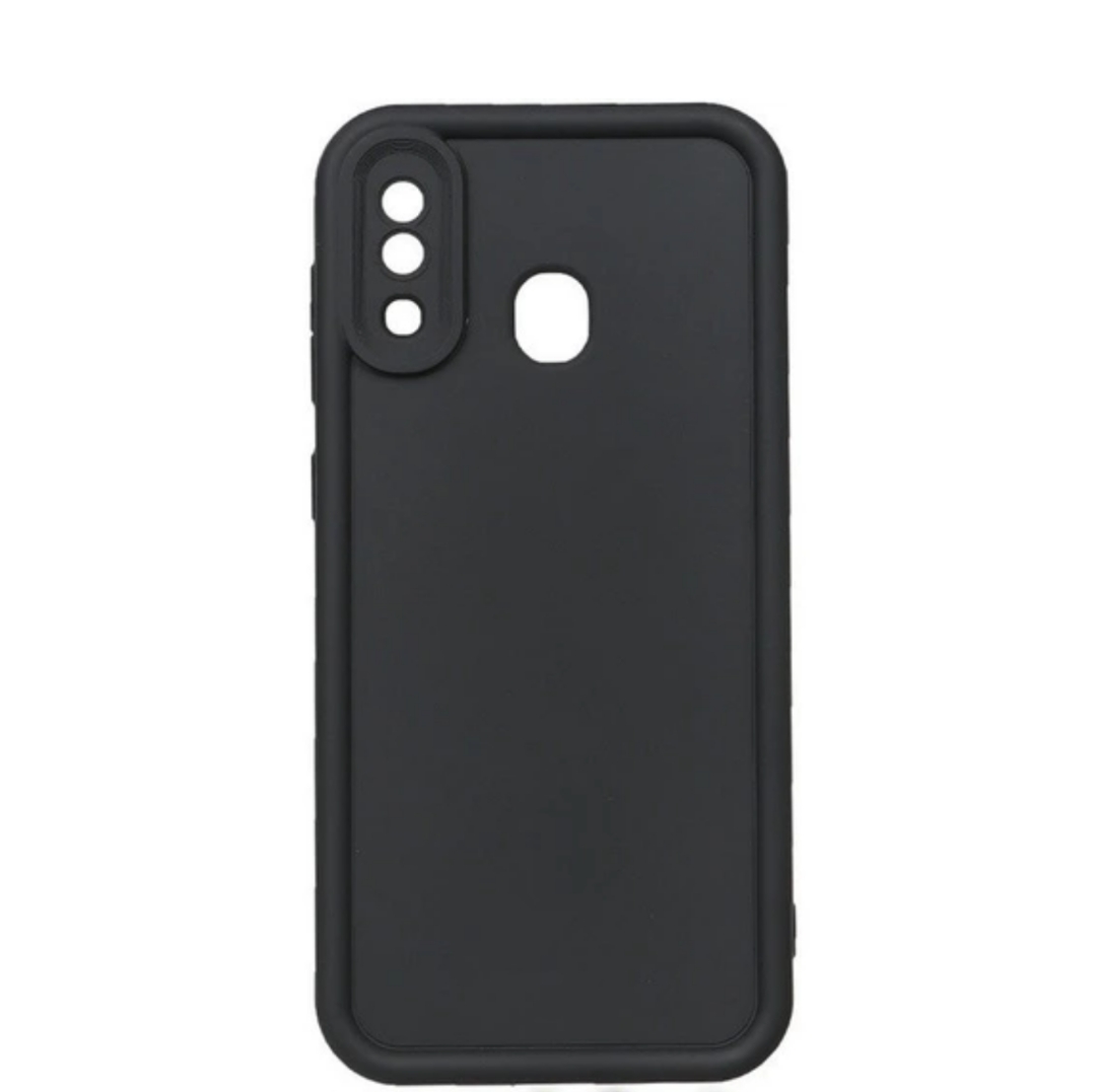 قاب گوشی Galaxy A20 - Galaxy A30 سامسونگ طرح سیلیکونی Solid  محافظ لنزدار