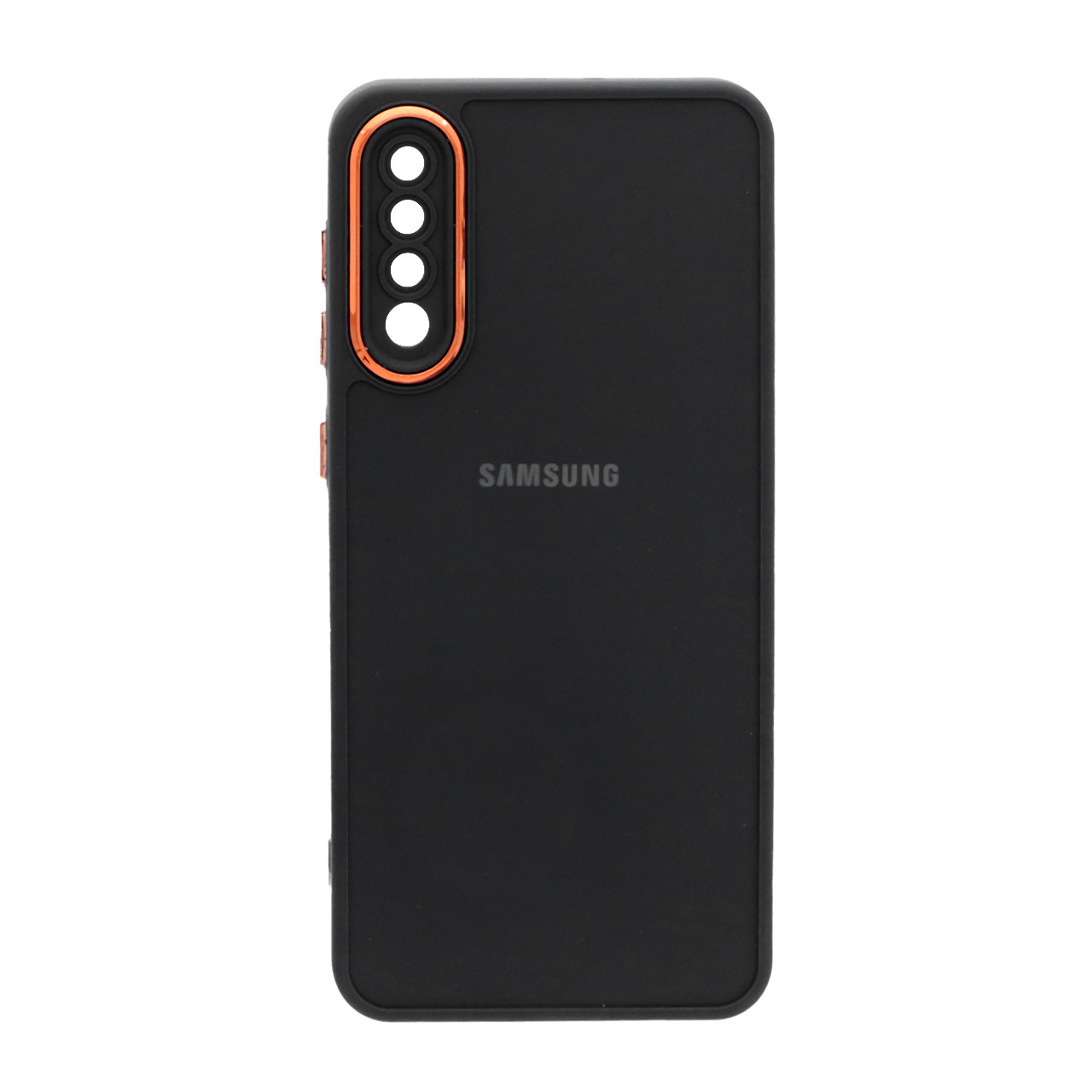 قاب Copper دور لنز متال لوگودار Samsung Galaxy A50 / A50s / s30 - مشکی