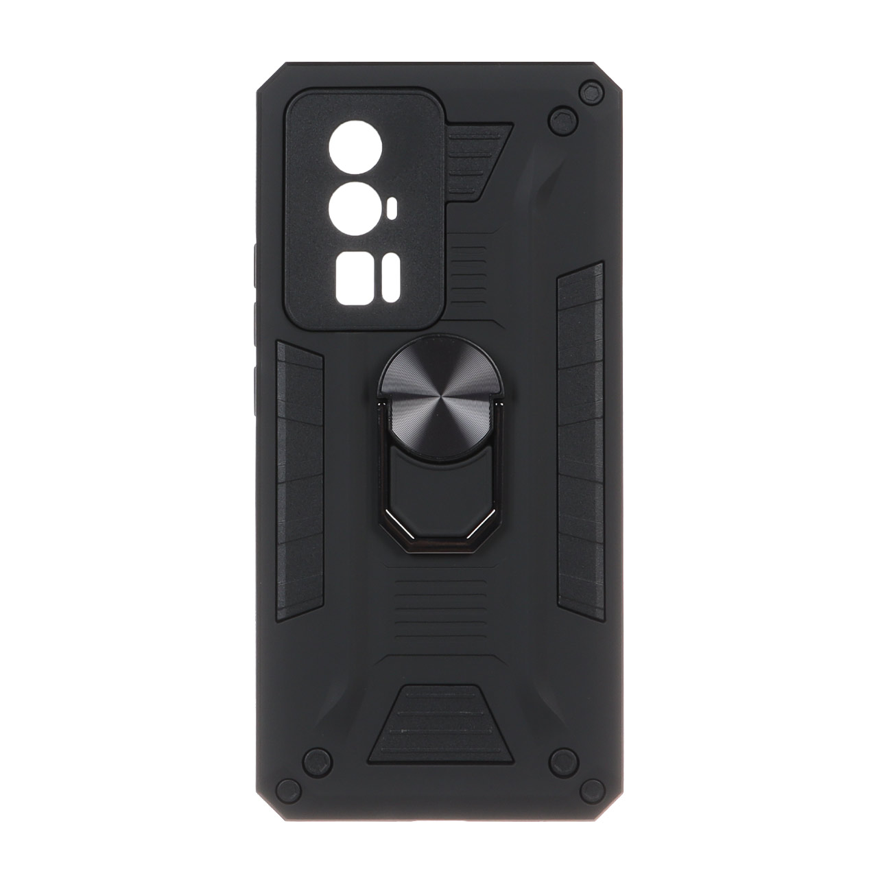 قاب بتمن محافظ لنزدار مشکی xiaomi poco f5 pro