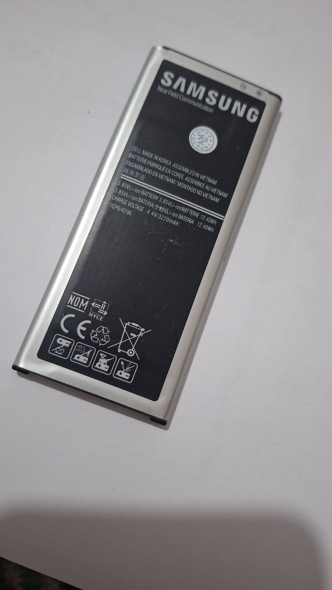 باتری اورجینال سامسونگ گلکسی نوت 4 Galaxy Note مدل EB-BN910BBE