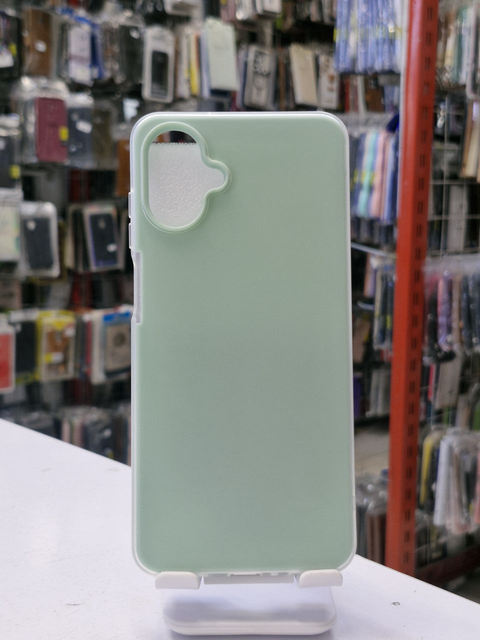 قاب رنگی مات سامسونگ Samsung a07 سبز