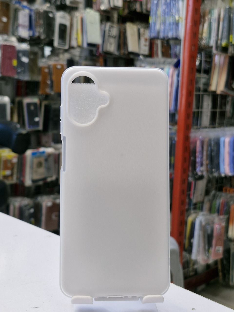 قاب رنگی مات سامسونگ Samsung a07 سفيد