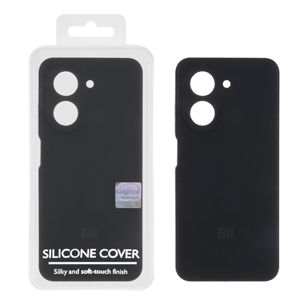 قاب سلیکون پاک کنی مشکی اورجینال xiaomi redmi a5/poco c71