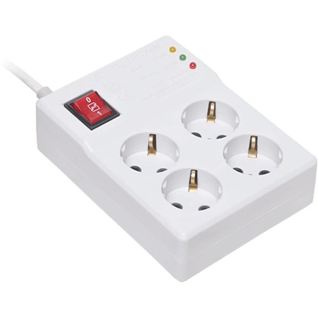 محافظ صوتی تصویری چهار خانه (۴)ارت دار سیم پنج متری