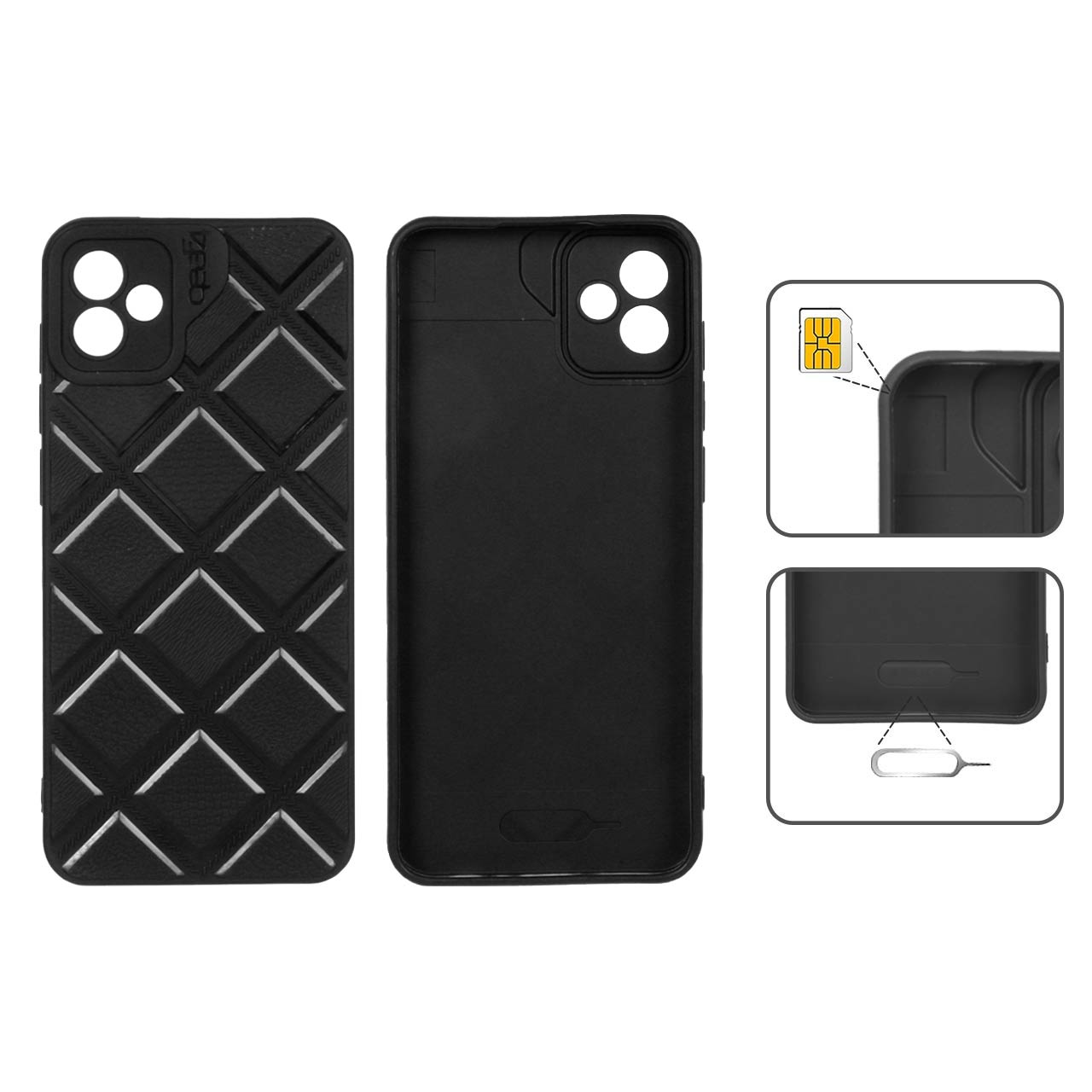 قاب طرح لوزی Samsung galaxy a04