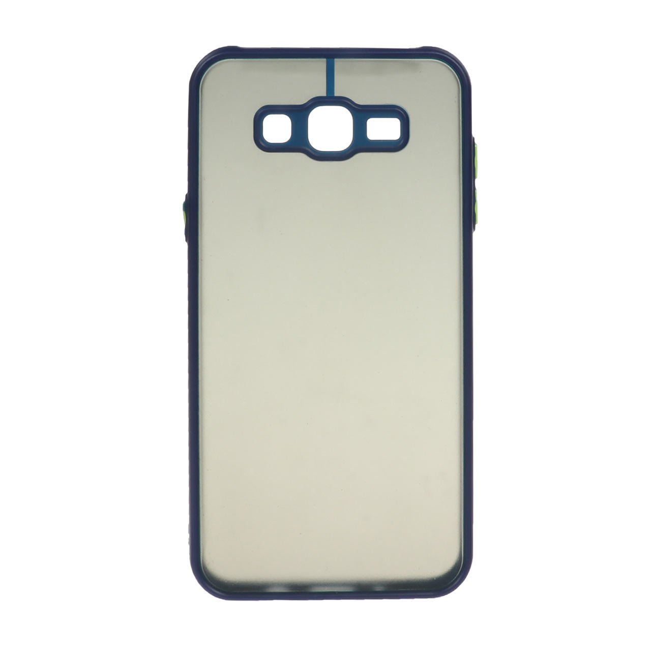 قاب پشت مات محافظ لنزدار سرمه ای - Samsung Galaxy J7(2015) / J700