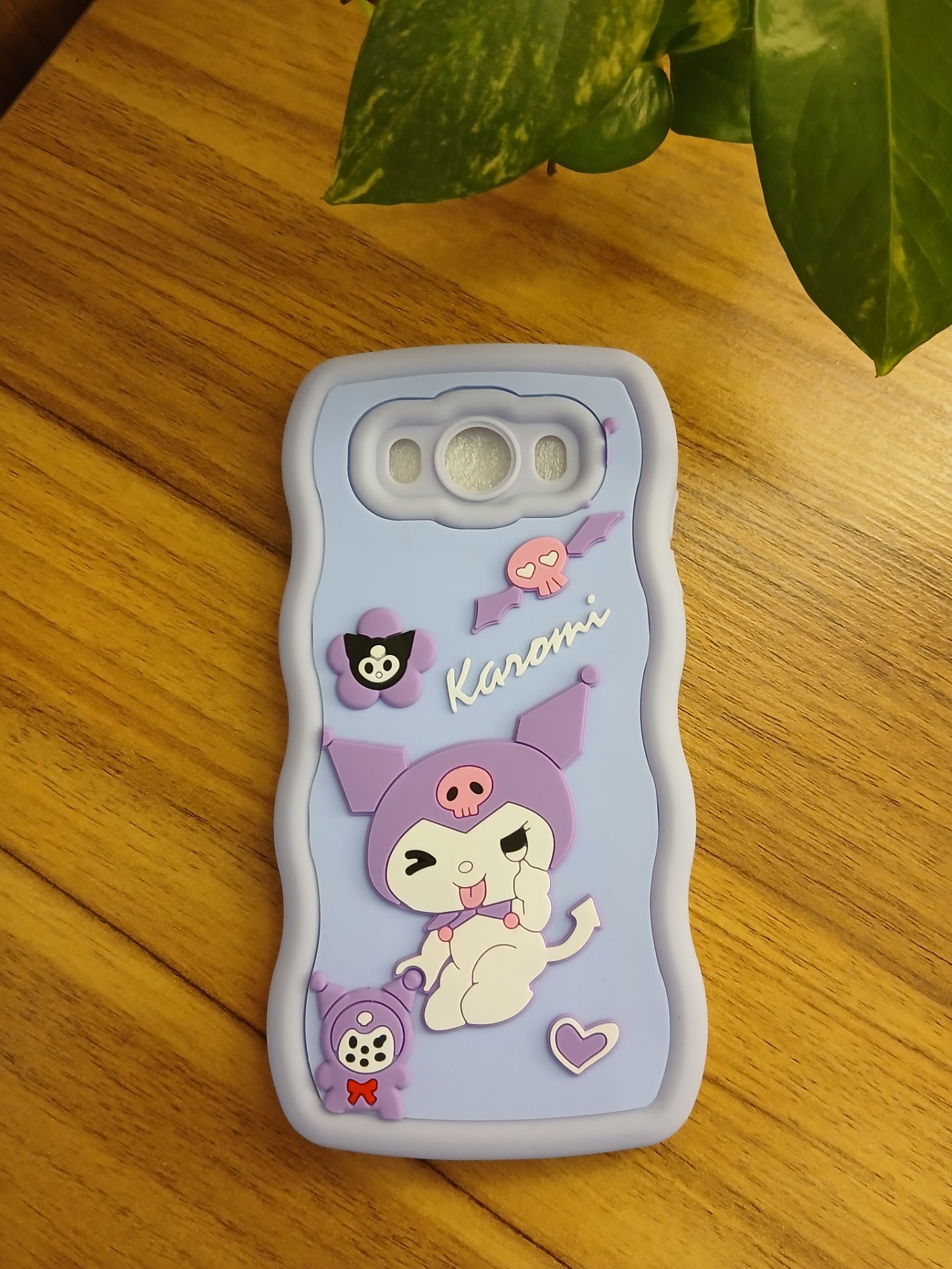 قاب عروسکی کرومی بنفش samsung j710/j7 2016