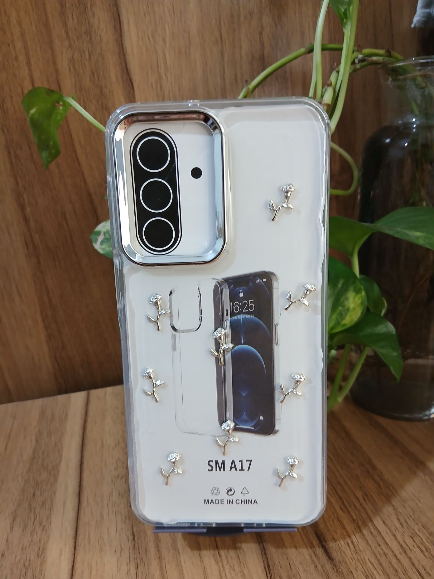 قاب رزینی طرح ستاره شفاف سامسونگ samsung galaxy a17