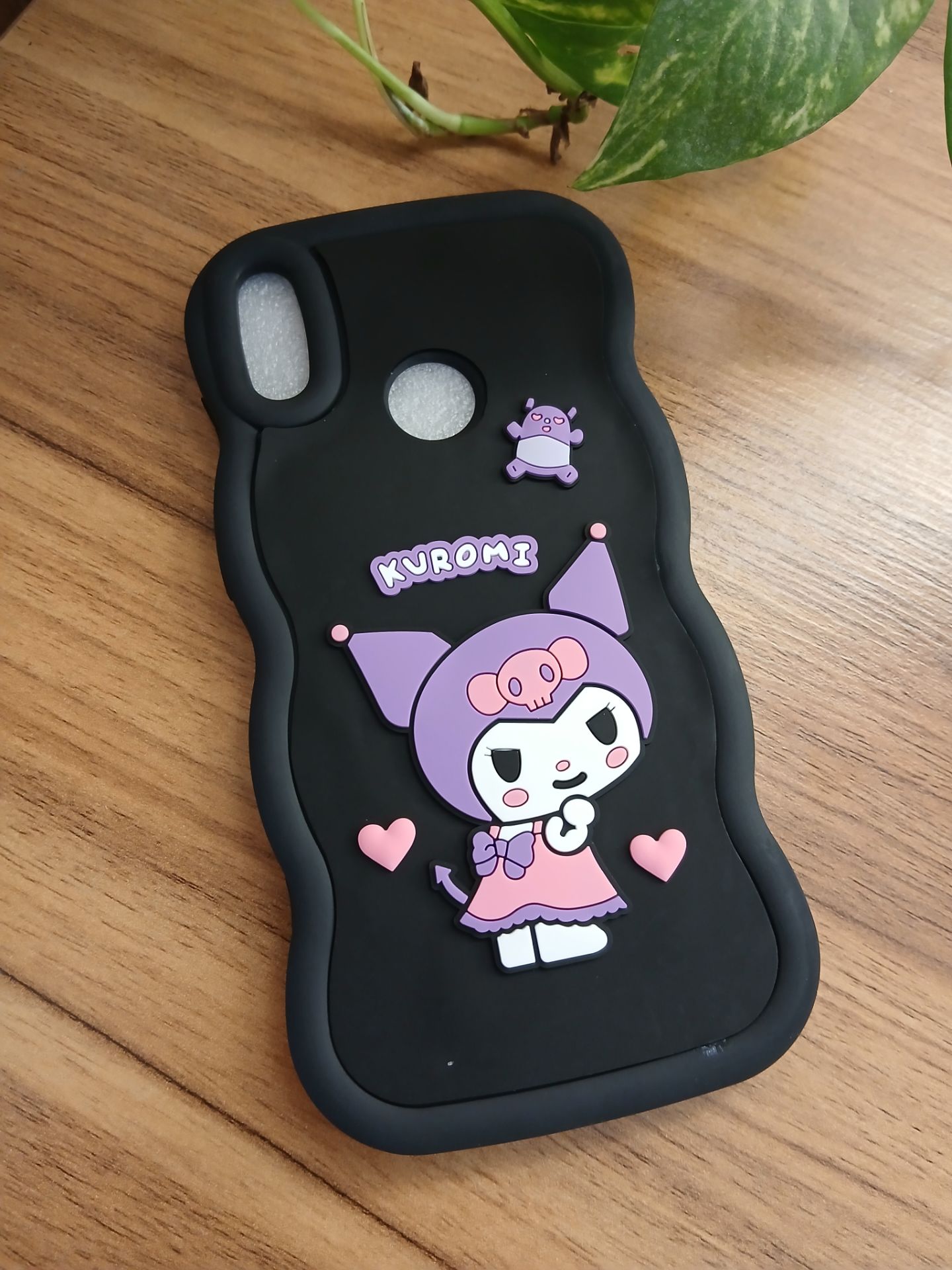 قاب سولید طرح کرومی مشکی Huawei y7 2019