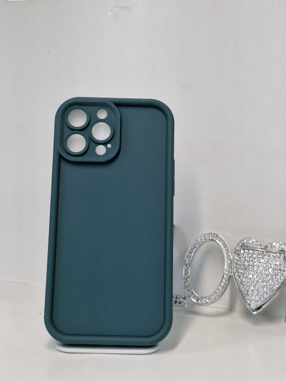 قاب سولید محافظ لنزدار سبز آیفون ۱۳پرومکس