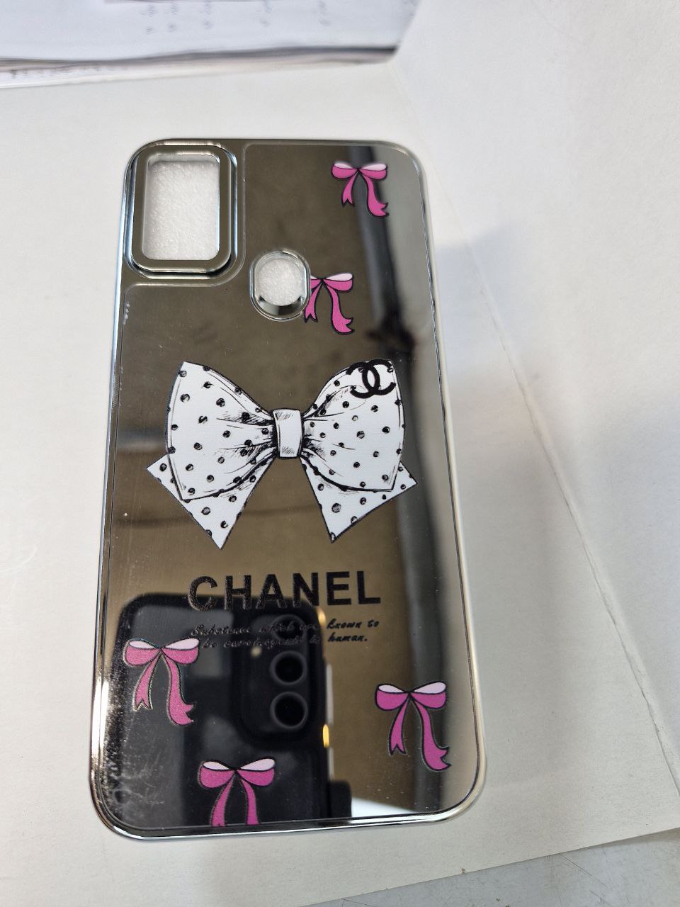 قاب طرح پاپیون آینه ای samsung  A11 /  قاب آینه ای سامسونگm11