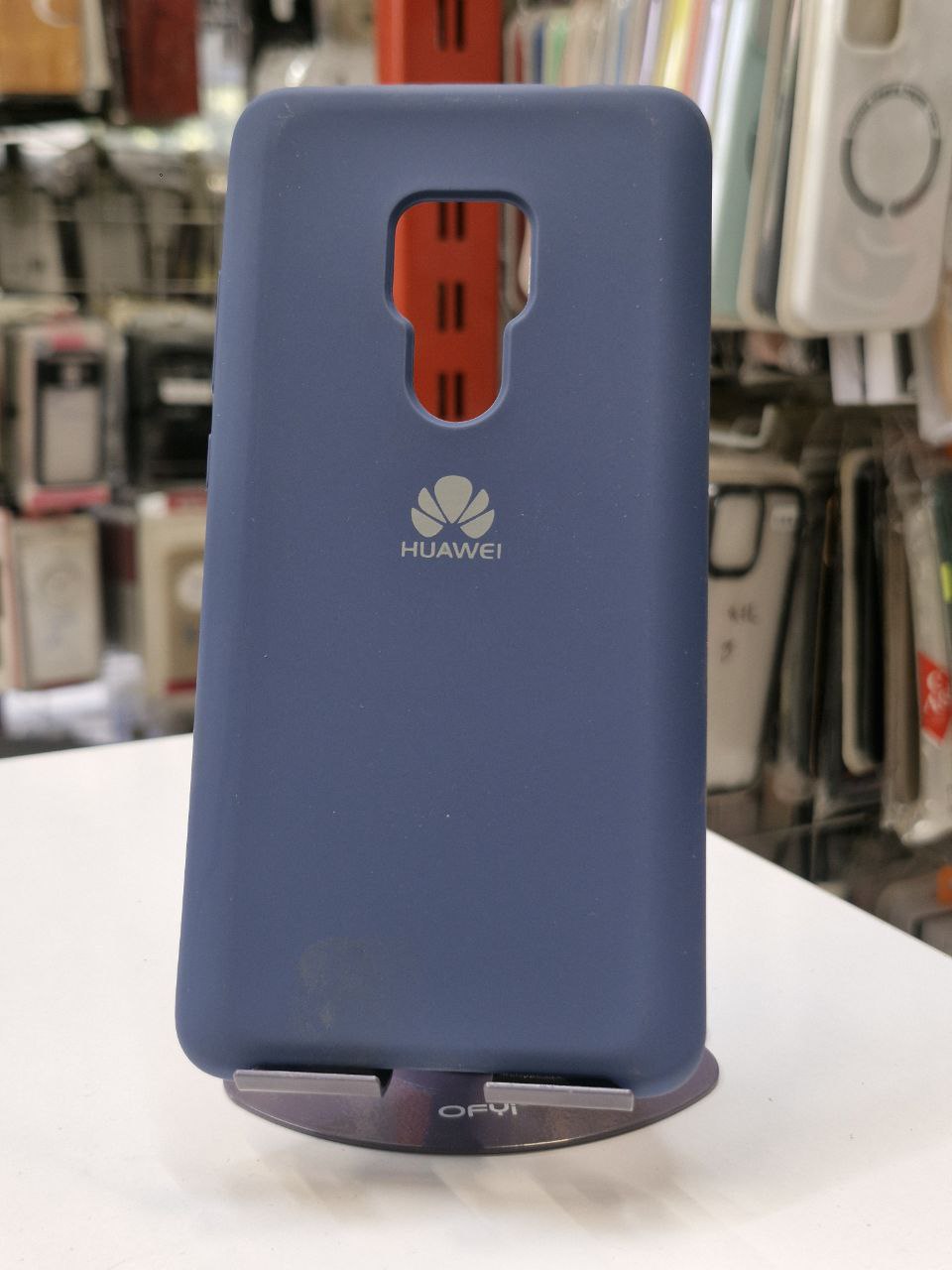 قاب سلیکون آبی  Huawei mate 20