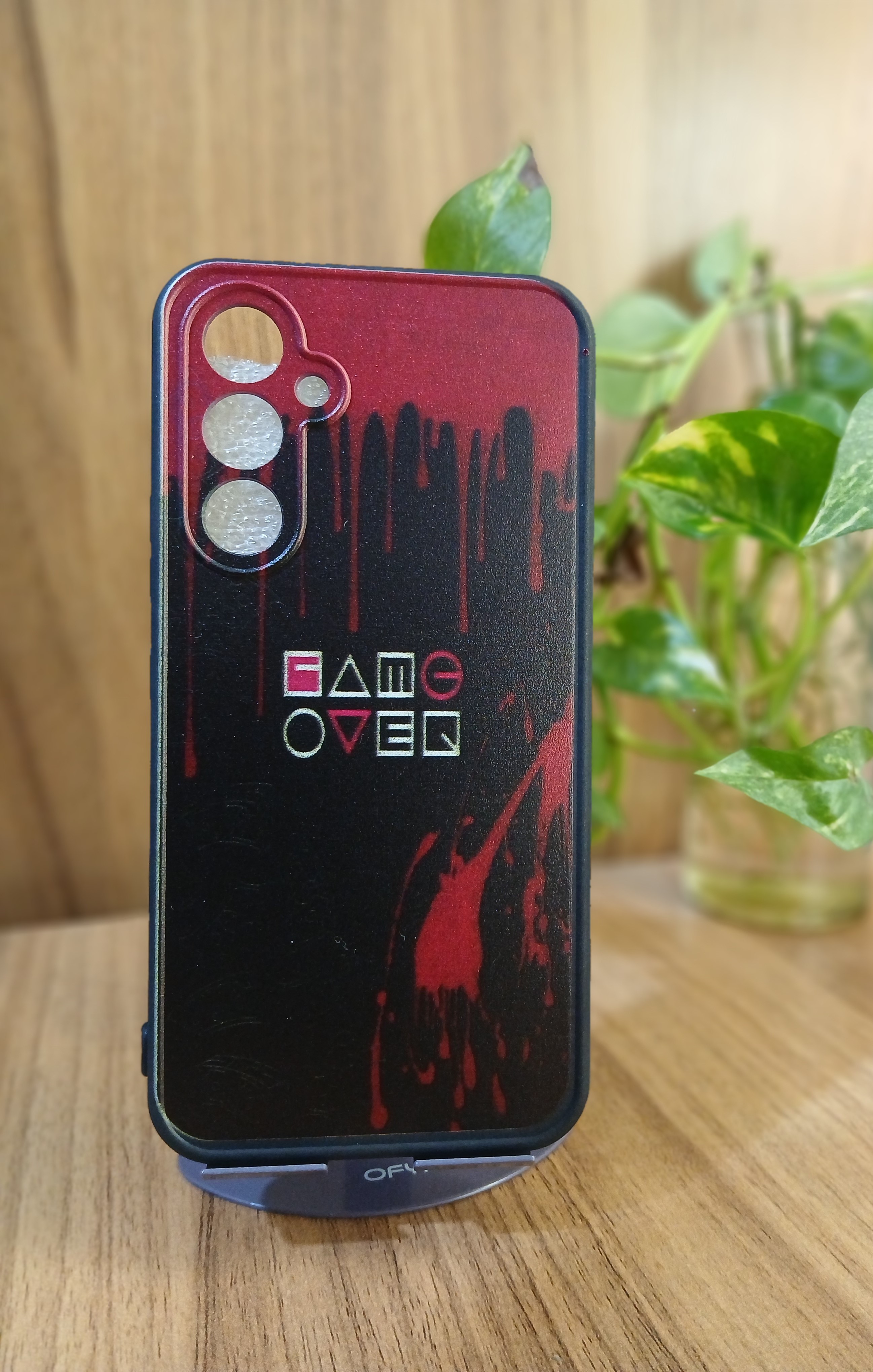 قا طرح پالیز قرمز مشکی  samsung a54