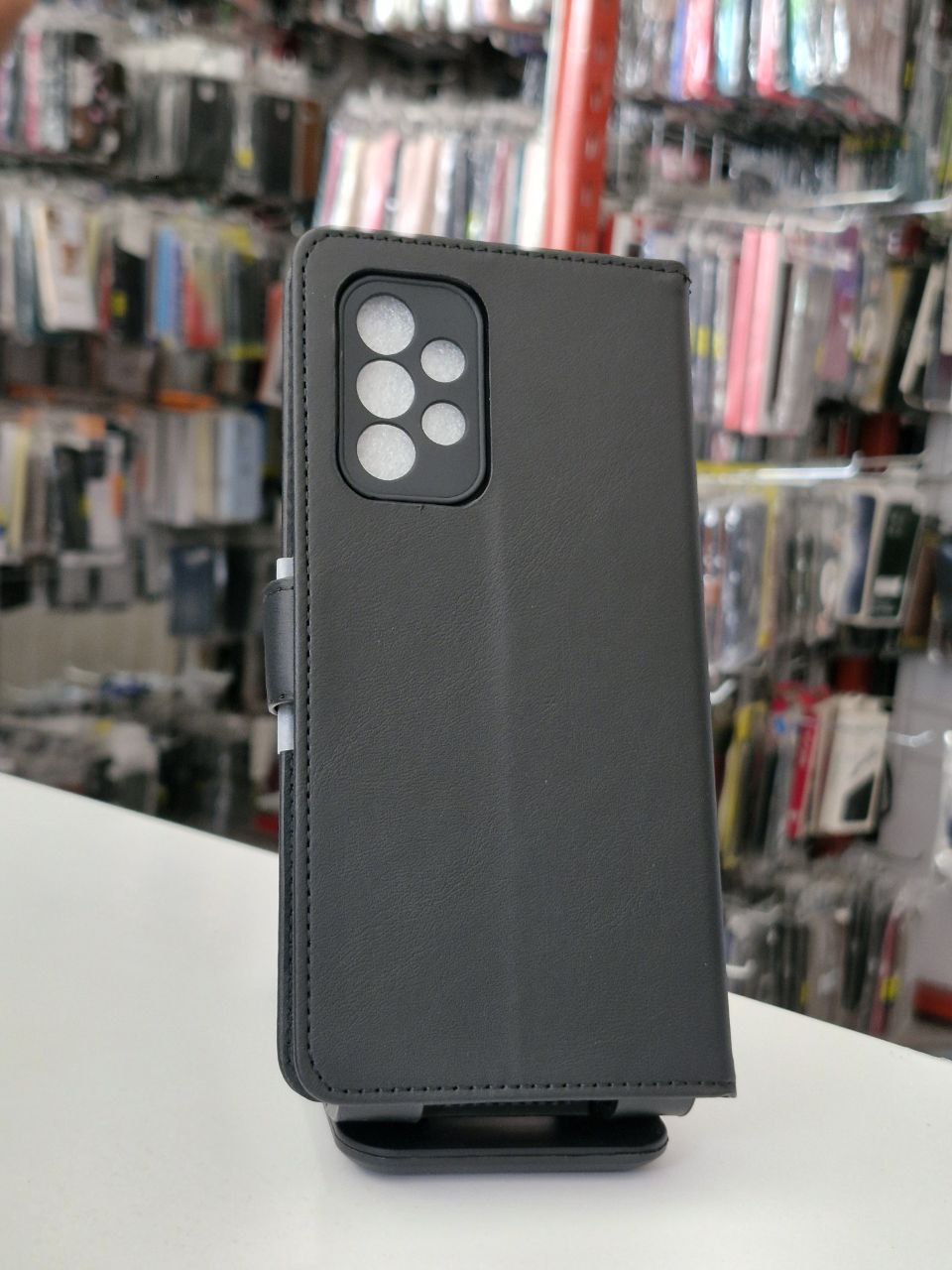 قاب کیفی مگنتی جاکارتی دار مشکی Samsung galaxy a53