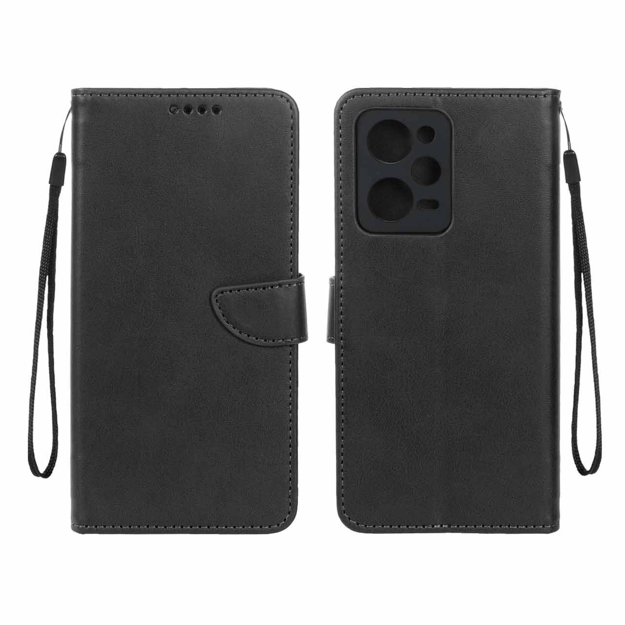 قاب کیفی مگنتی جاکارتی دار مشکی xiaomi redmi note 12 pro 5g/poco x5 pro 5g