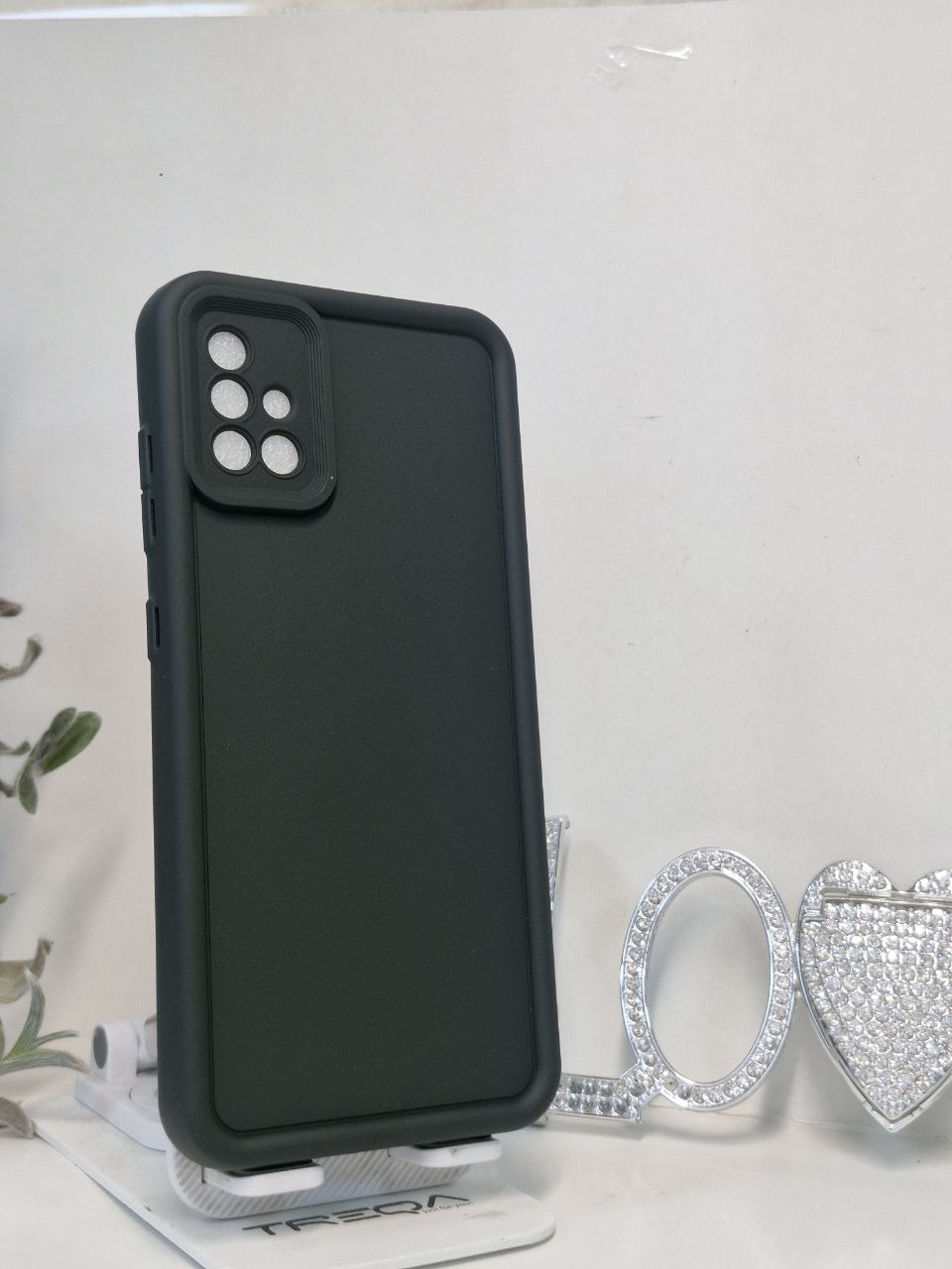 قاب سولید محافظ لنز دار مشکی Samsung galaxy a51