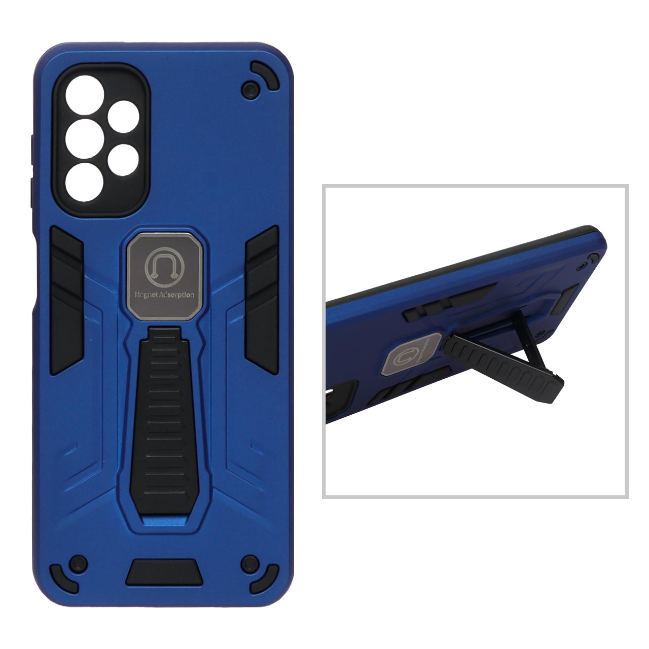 قاب بتمن استندشو Samsung Galaxy A13 4G - آبی