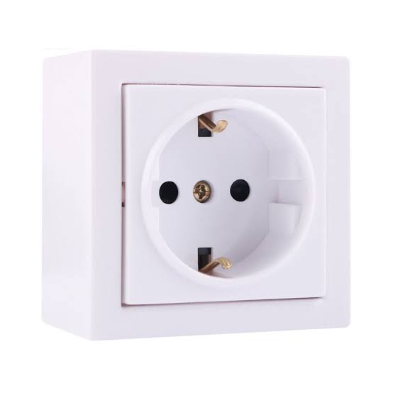 پریز برق ارت دار روکار جهان الکتریک