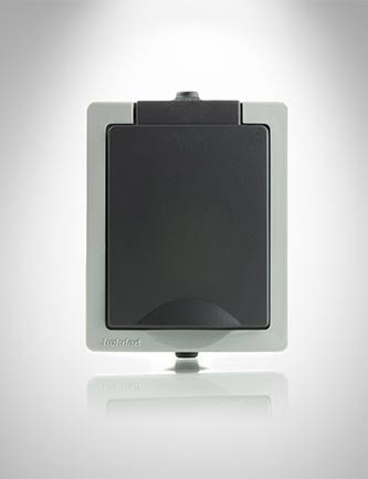 پریز بارانی بدون ارت سرامیک بهداد