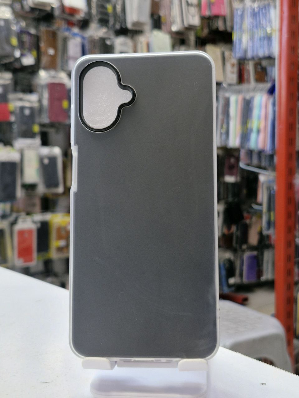 قاب رنگی مات سامسونگ Samsung a07 مشکی