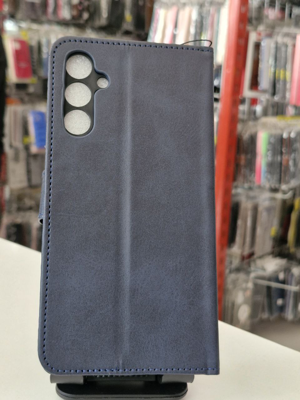 قاب کیفی مگنتی سرمه ای Samsung galaxy a15