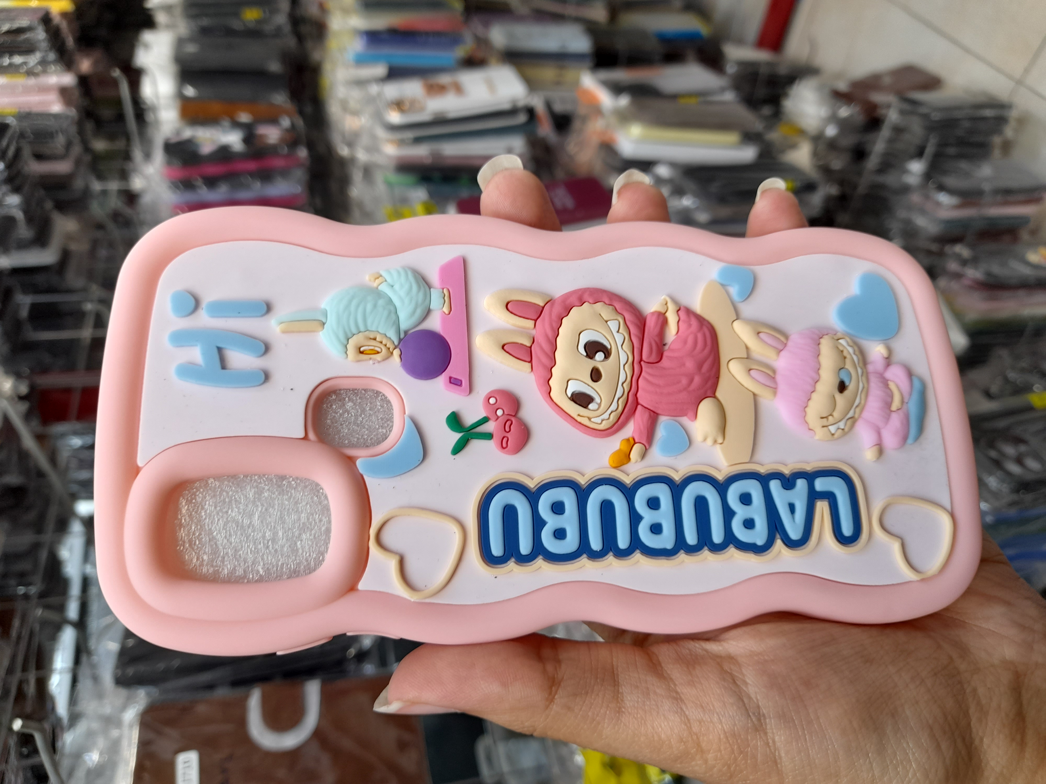 قاب سولید عروسکی labububu فانتزی Samsung galaxy a21s