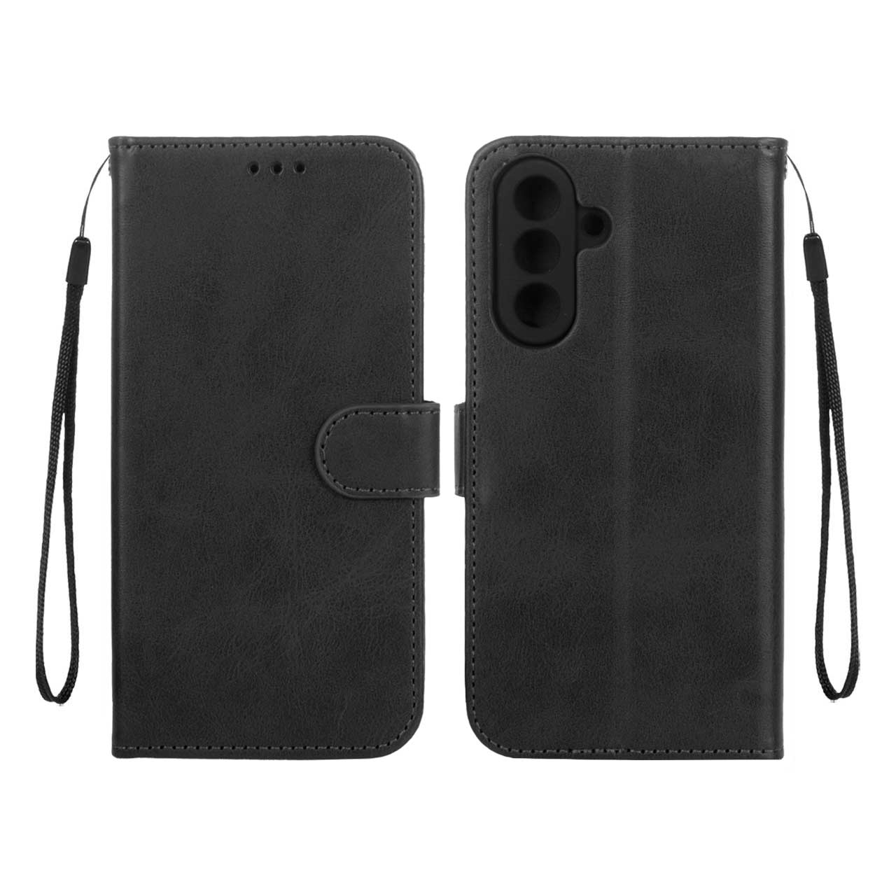 قاب کیفی مگنتی جاکارتی دار مشکی Samsung galaxy a56/a36