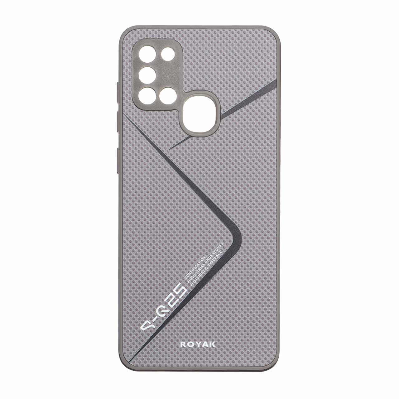 قاب طرح سوزنی قهوه ای Samsung galaxy a21s