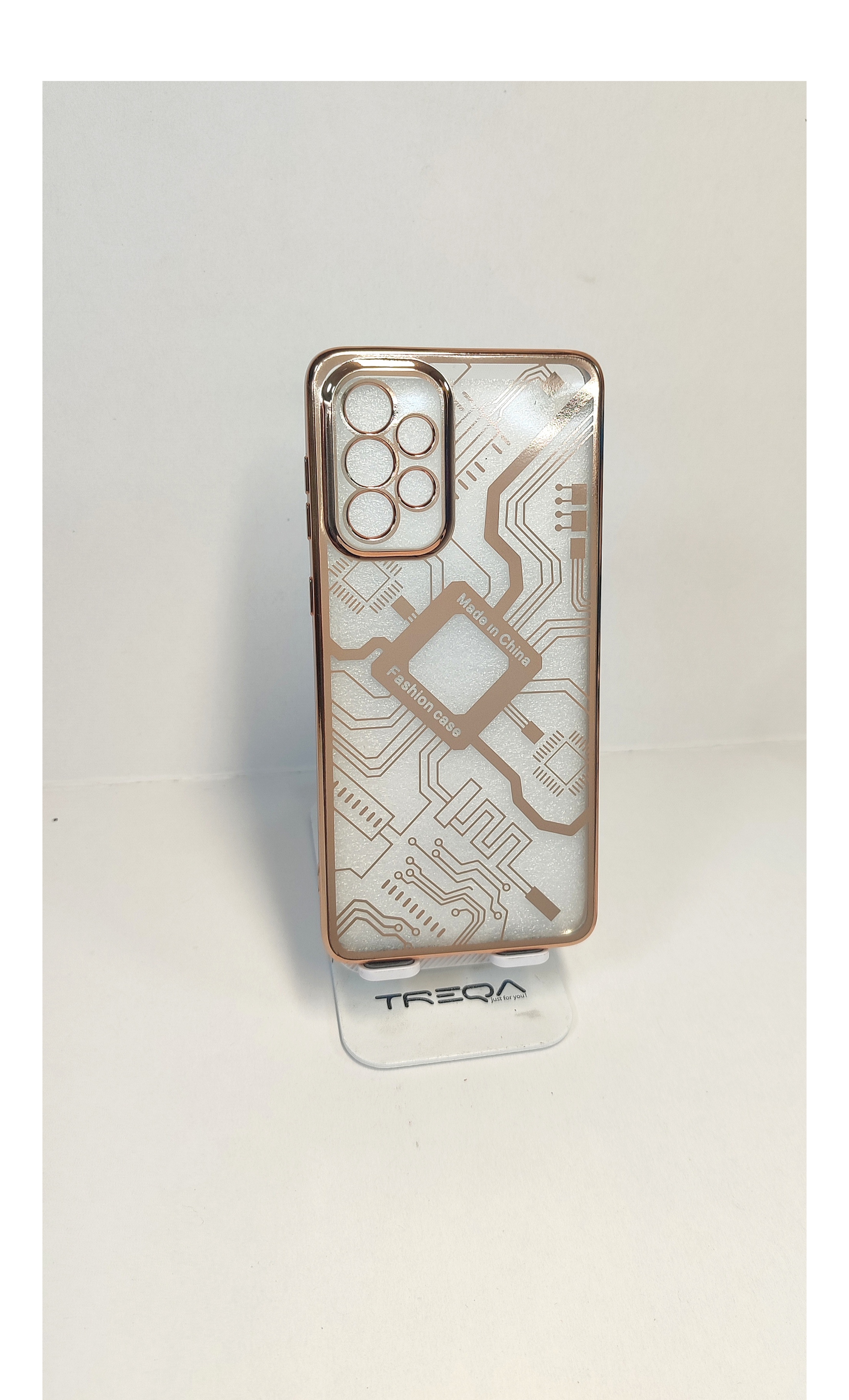 قاب طرح الکتریکی سامسونگ A۷۳ طلایی