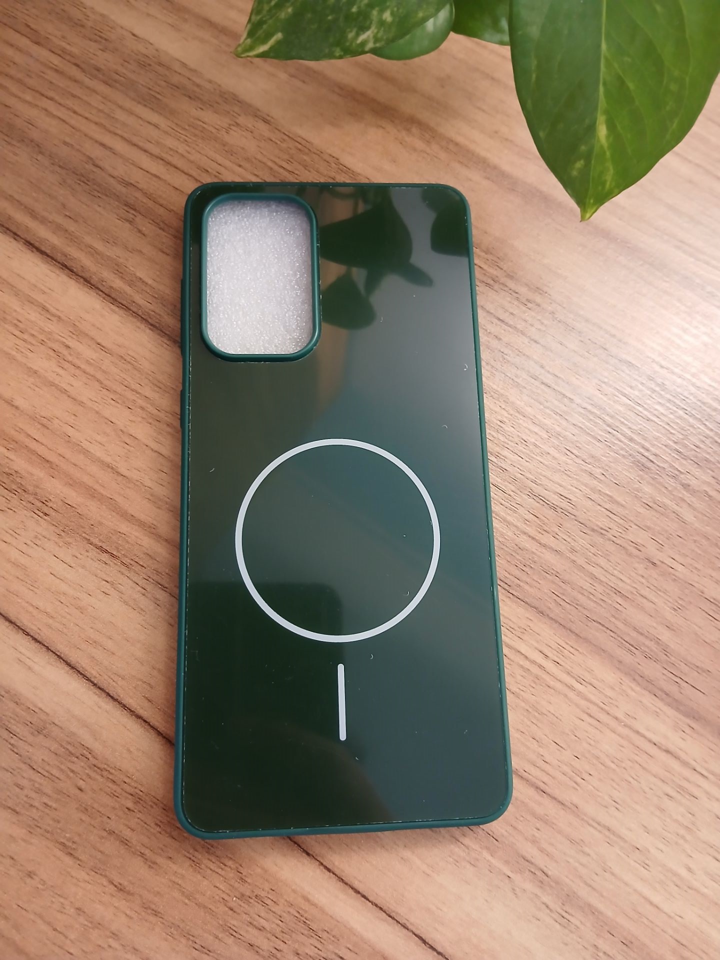 قاب طرح مگ سیف سبز تیره samsung a73 5g