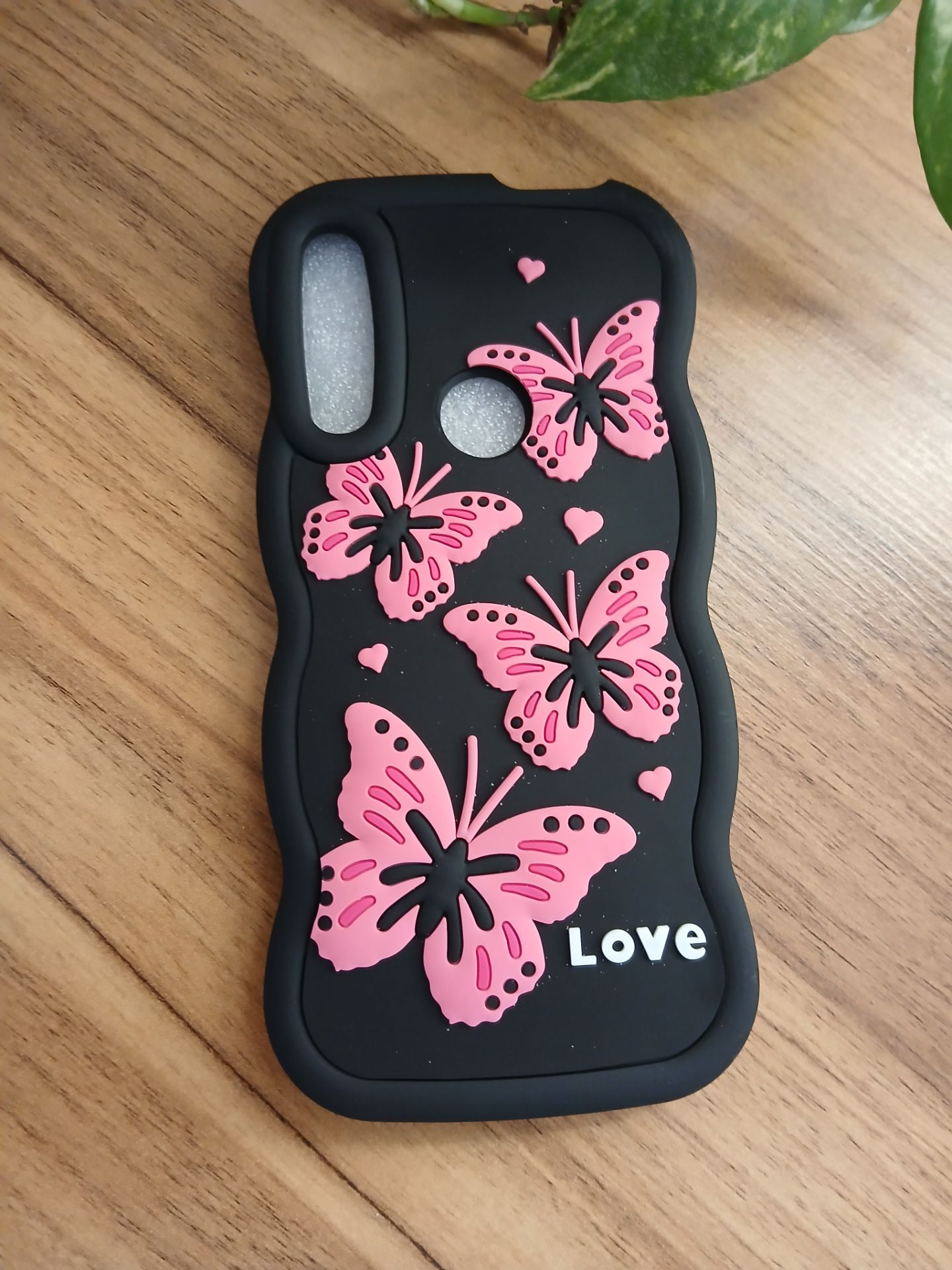 قاب عروسکی طرح پروانه huawei y9 prime 2019