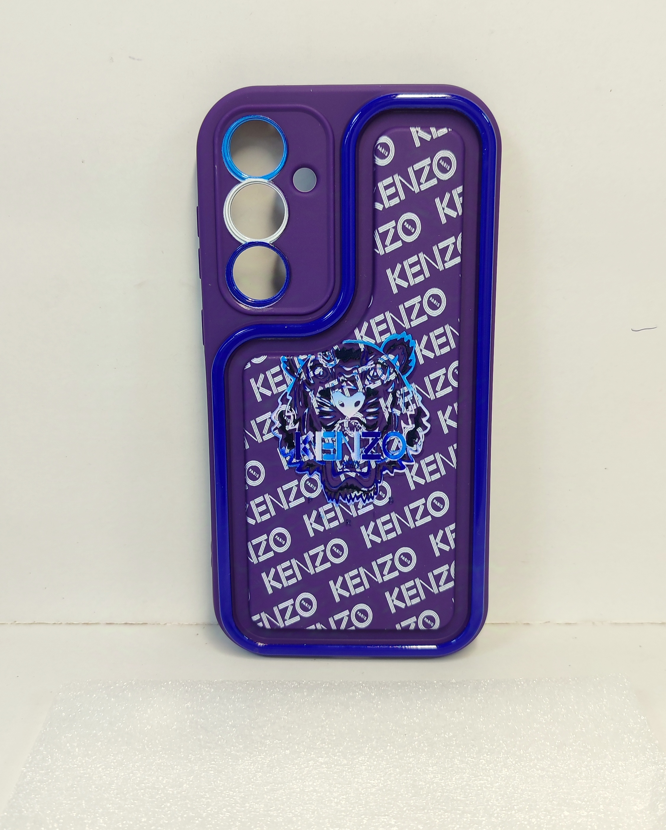 قاب solid case طرح دار samsung galaxy A55/ 4G بنفش / کد:2695