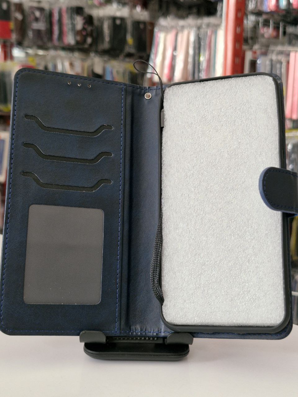 قاب کیفی مگنتی سرمه ای سامسونگ  Samsung galaxy a6 2018